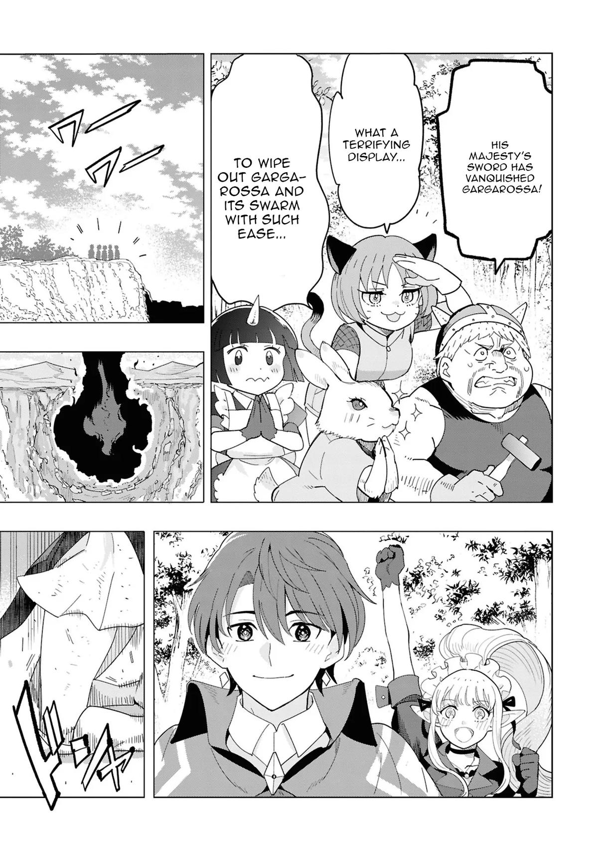 Souzou Renkinjutsu-shi wa Jiyuu wo Oukasuru Furusato wo Tsuihou saretara, Maou no wo Hizamoto de Chouzetsu Kouka no Magic Item Tsukuri Houdai ni Narimashita Chapter 14 - Page 50