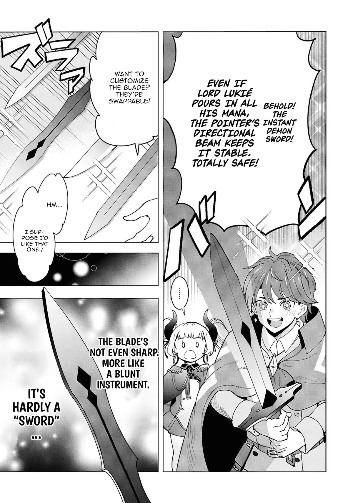 Souzou Renkinjutsu-shi wa Jiyuu wo Oukasuru Furusato wo Tsuihou saretara, Maou no wo Hizamoto de Chouzetsu Kouka no Magic Item Tsukuri Houdai ni Narimashita Chapter 14 - Page 56