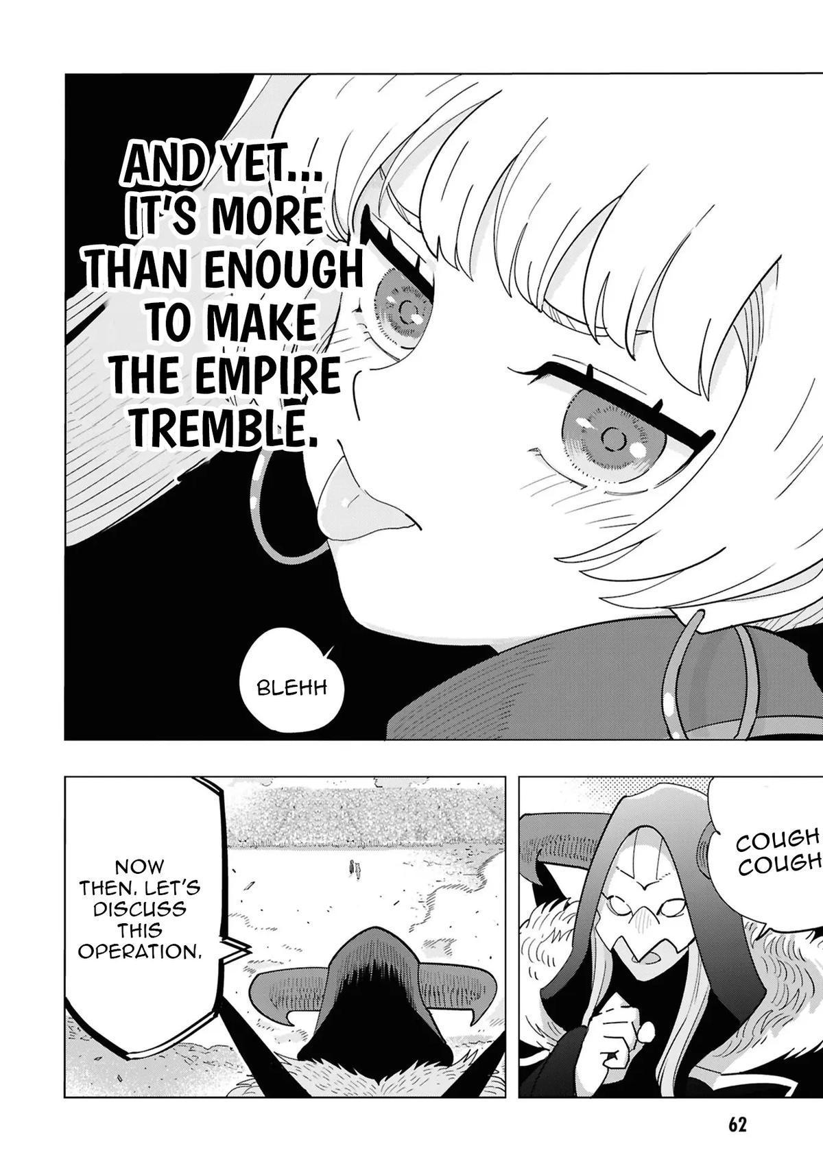 Souzou Renkinjutsu-shi wa Jiyuu wo Oukasuru Furusato wo Tsuihou saretara, Maou no wo Hizamoto de Chouzetsu Kouka no Magic Item Tsukuri Houdai ni Narimashita Chapter 14 - Page 57