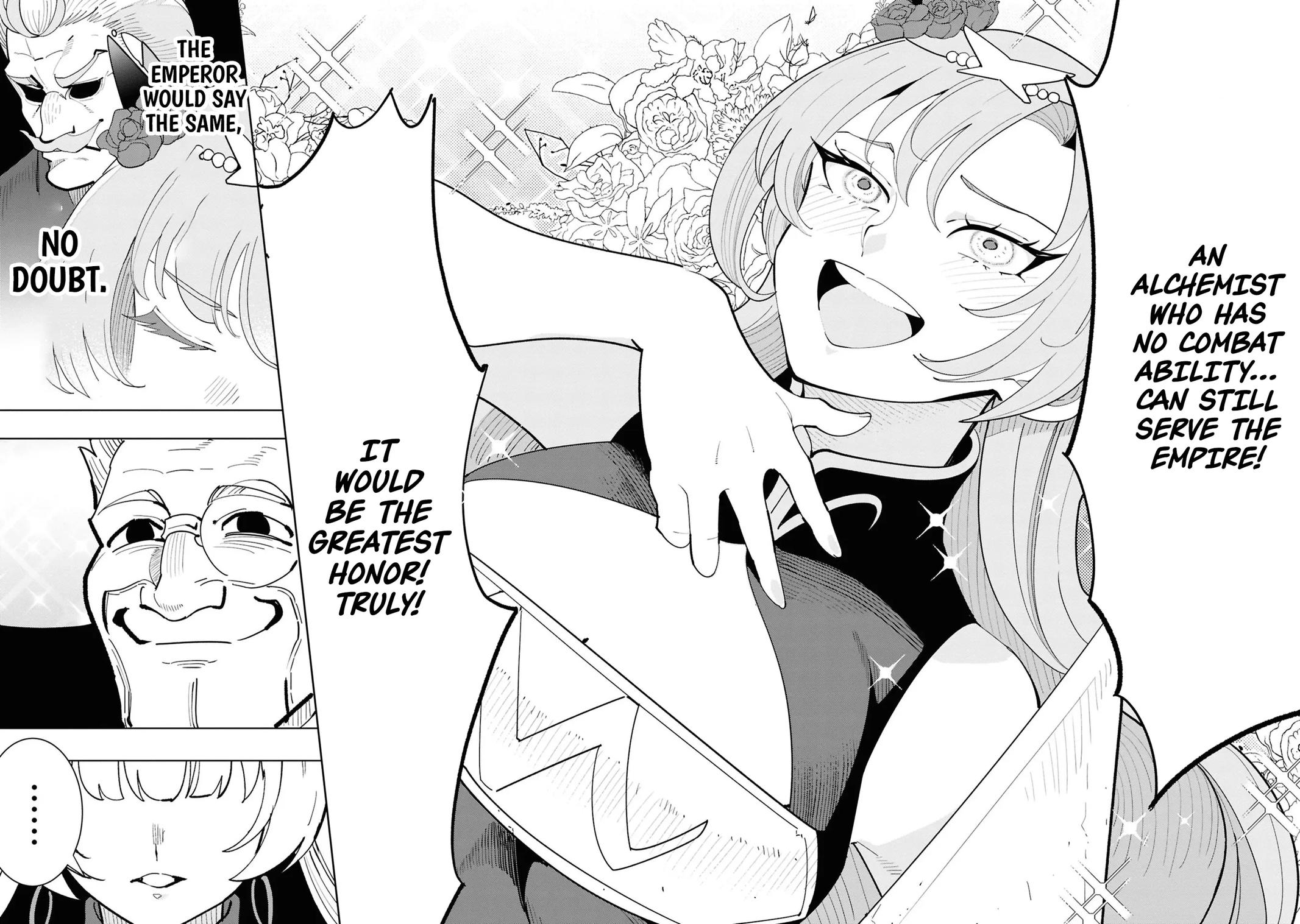 Souzou Renkinjutsu-shi wa Jiyuu wo Oukasuru Furusato wo Tsuihou saretara, Maou no wo Hizamoto de Chouzetsu Kouka no Magic Item Tsukuri Houdai ni Narimashita Chapter 15 - Page 46