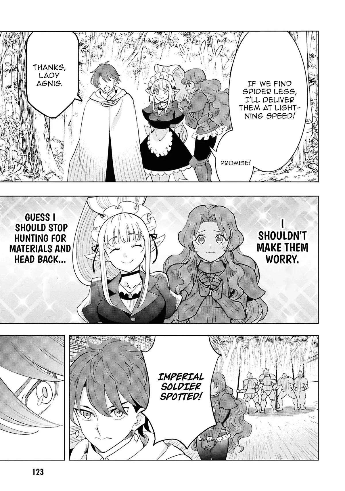 Souzou Renkinjutsu-shi wa Jiyuu wo Oukasuru Furusato wo Tsuihou saretara, Maou no wo Hizamoto de Chouzetsu Kouka no Magic Item Tsukuri Houdai ni Narimashita Chapter 15 - Page 56