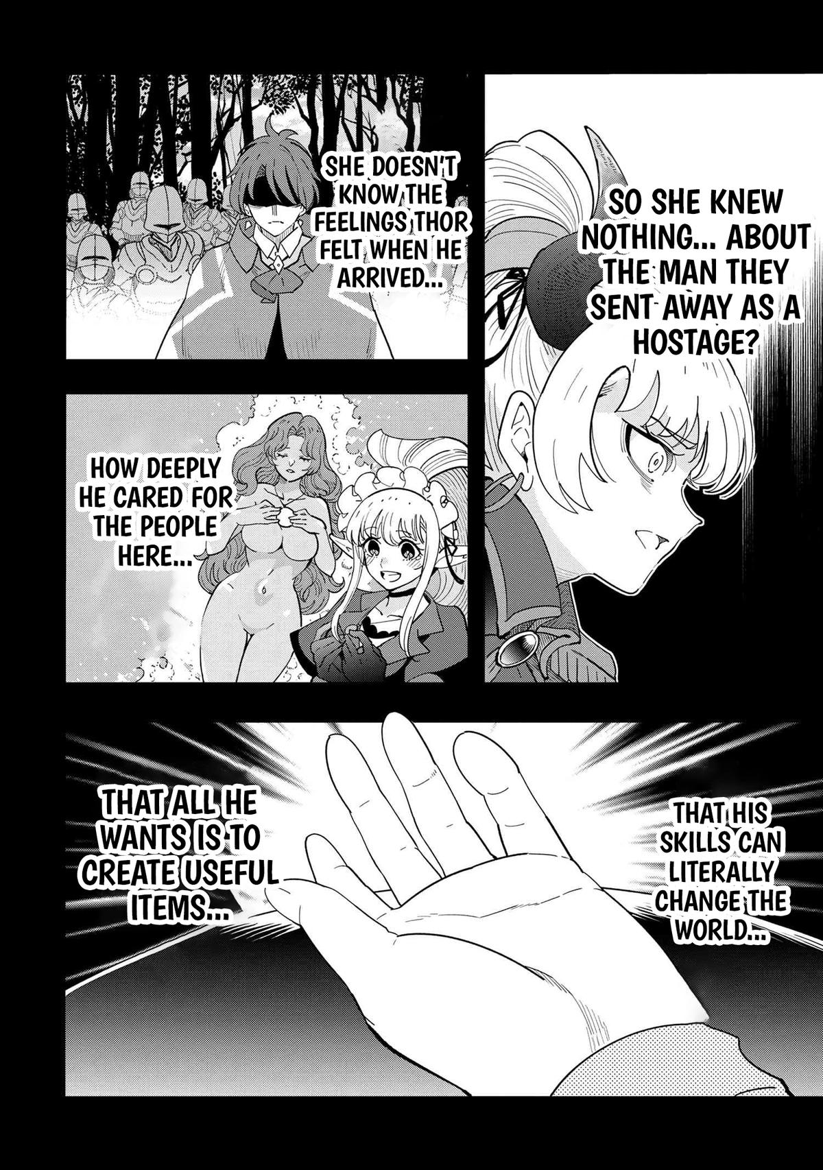 Souzou Renkinjutsu-shi wa Jiyuu wo Oukasuru Furusato wo Tsuihou saretara, Maou no wo Hizamoto de Chouzetsu Kouka no Magic Item Tsukuri Houdai ni Narimashita Chapter 17 - Page 14
