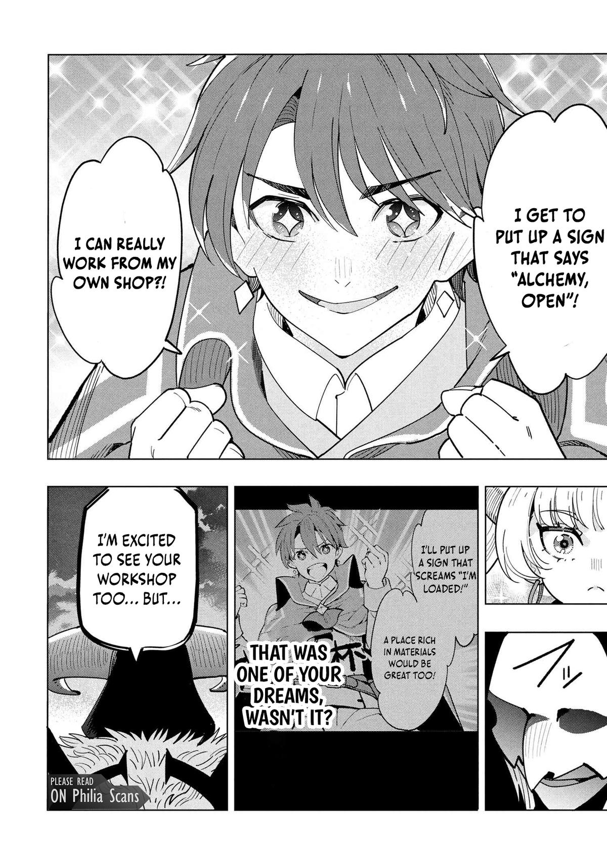 Souzou Renkinjutsu-shi wa Jiyuu wo Oukasuru Furusato wo Tsuihou saretara, Maou no wo Hizamoto de Chouzetsu Kouka no Magic Item Tsukuri Houdai ni Narimashita Chapter 17 - Page 30