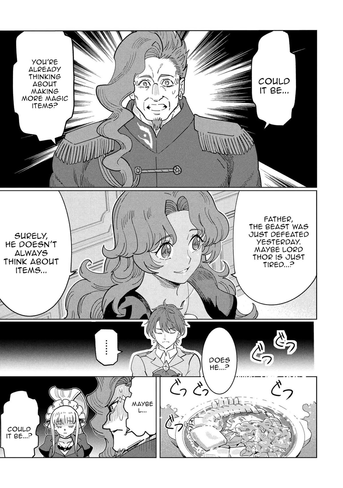 Souzou Renkinjutsu-shi wa Jiyuu wo Oukasuru Furusato wo Tsuihou saretara, Maou no wo Hizamoto de Chouzetsu Kouka no Magic Item Tsukuri Houdai ni Narimashita Chapter 18 - Page 9
