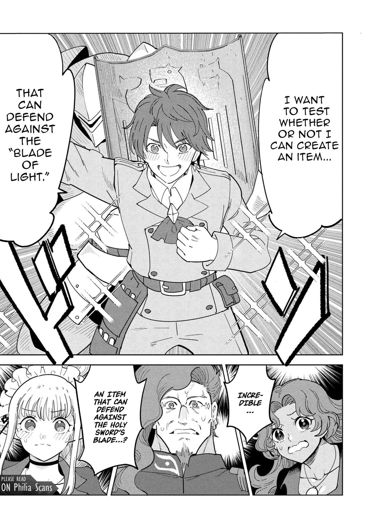 Souzou Renkinjutsu-shi wa Jiyuu wo Oukasuru Furusato wo Tsuihou saretara, Maou no wo Hizamoto de Chouzetsu Kouka no Magic Item Tsukuri Houdai ni Narimashita Chapter 18 - Page 15
