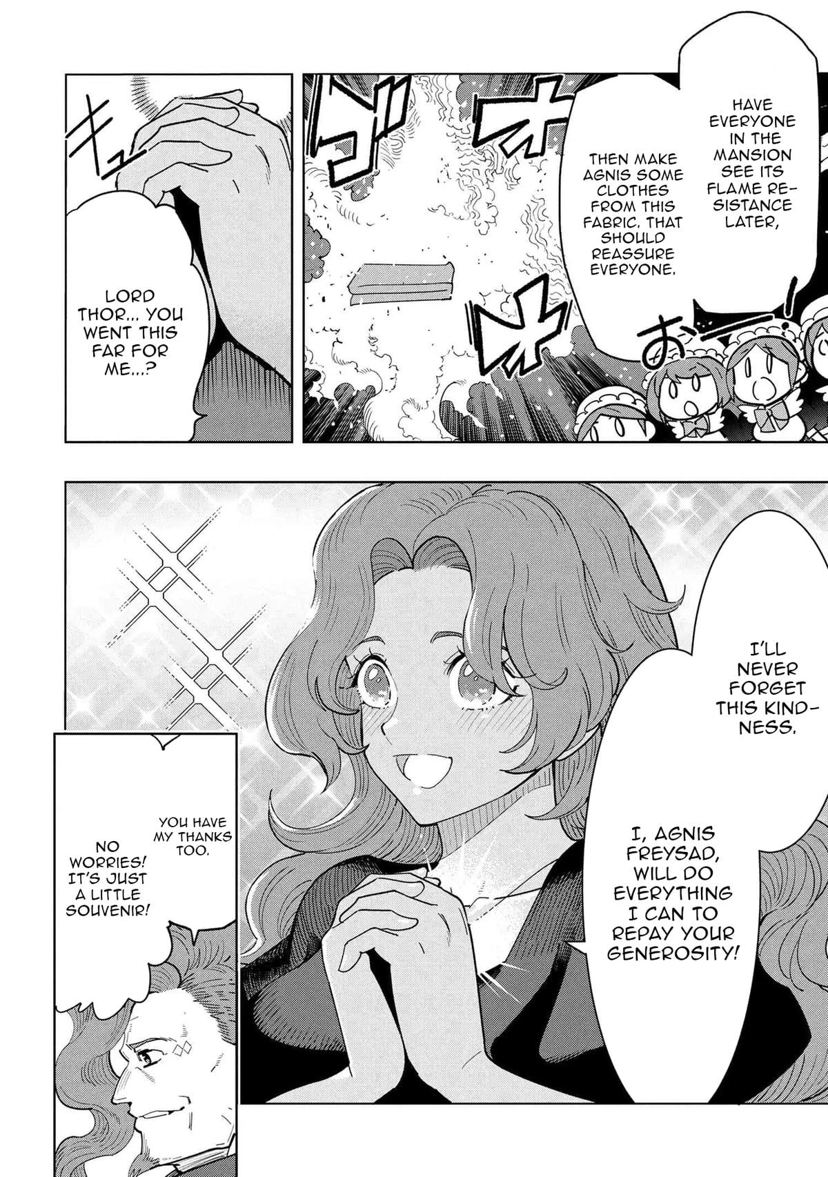 Souzou Renkinjutsu-shi wa Jiyuu wo Oukasuru Furusato wo Tsuihou saretara, Maou no wo Hizamoto de Chouzetsu Kouka no Magic Item Tsukuri Houdai ni Narimashita Chapter 18 - Page 22