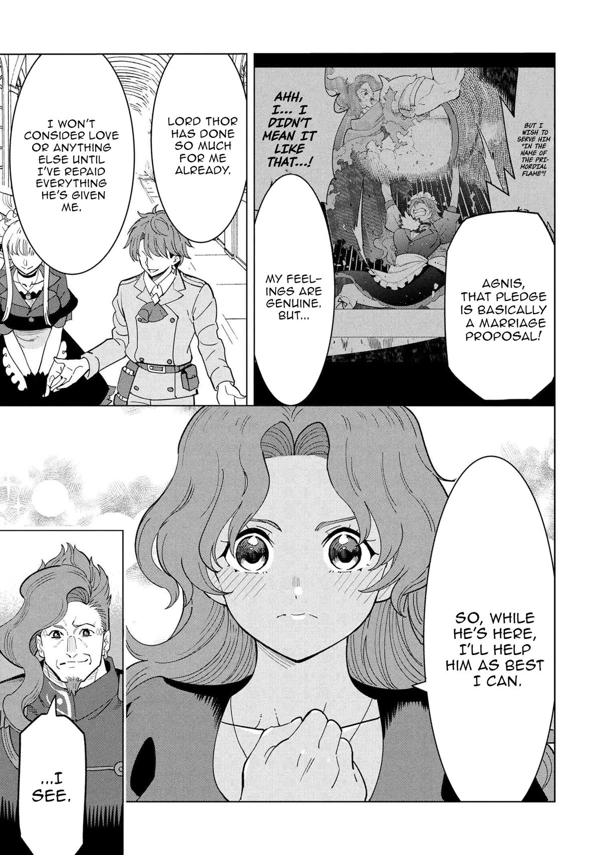 Souzou Renkinjutsu-shi wa Jiyuu wo Oukasuru Furusato wo Tsuihou saretara, Maou no wo Hizamoto de Chouzetsu Kouka no Magic Item Tsukuri Houdai ni Narimashita Chapter 18 - Page 27