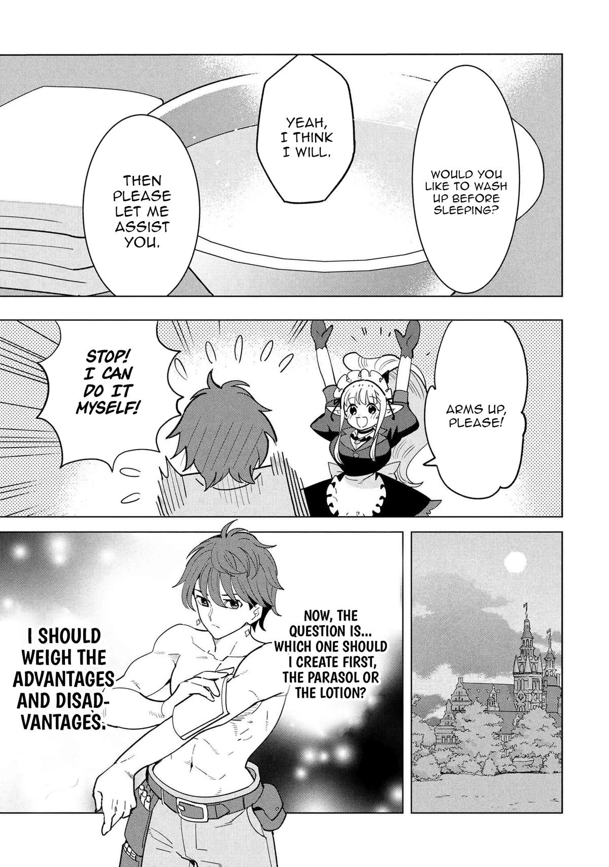 Souzou Renkinjutsu-shi wa Jiyuu wo Oukasuru Furusato wo Tsuihou saretara, Maou no wo Hizamoto de Chouzetsu Kouka no Magic Item Tsukuri Houdai ni Narimashita Chapter 18 - Page 53