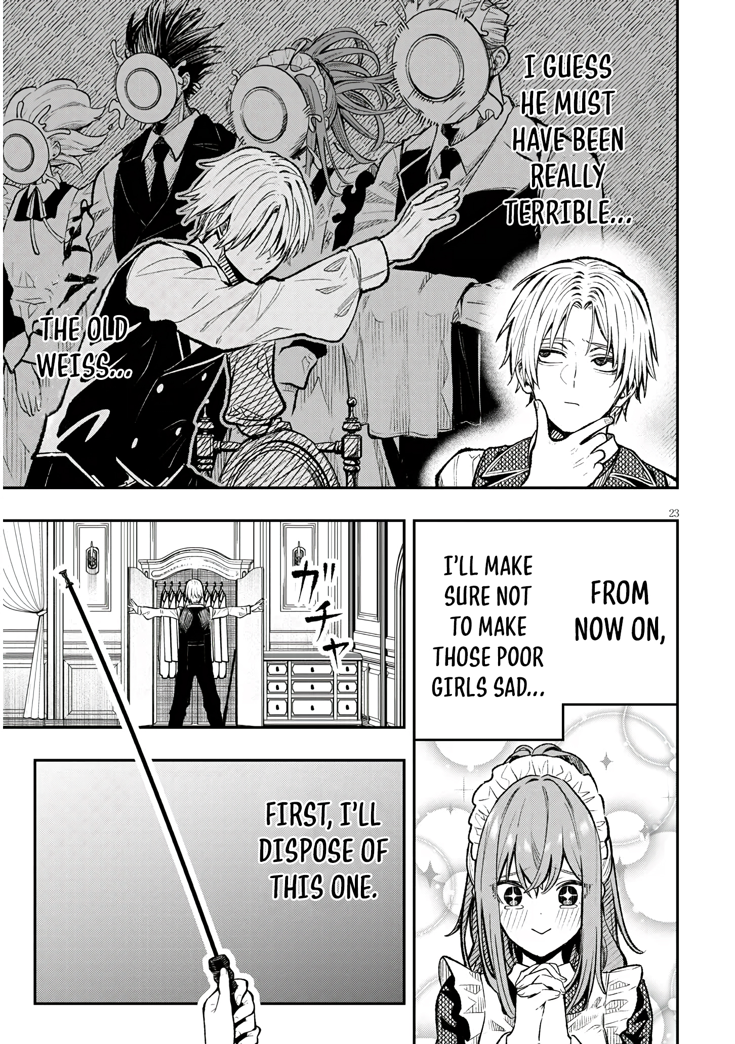 Taida na Akujoku Kizoku ni Tensei Shita Ore, Scenario wo Bukkowa Shitara Kikaku-gai no Maryoku de Saikyou ni Natta Chapter 1 - Page 23