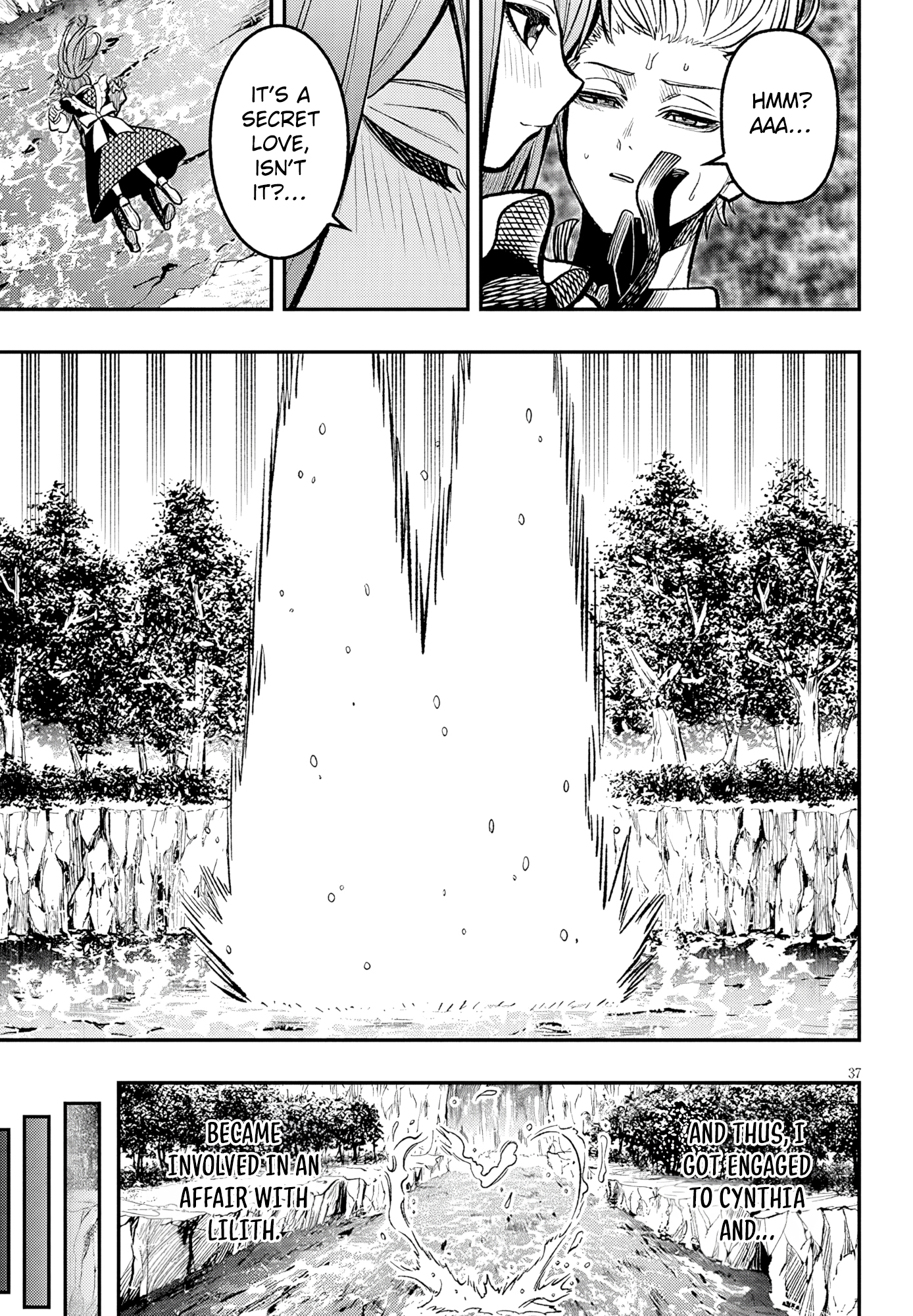 Taida na Akujoku Kizoku ni Tensei Shita Ore, Scenario wo Bukkowa Shitara Kikaku-gai no Maryoku de Saikyou ni Natta Chapter 4 - Page 38