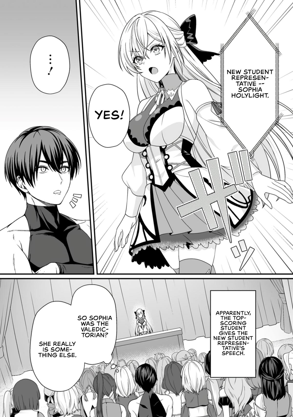 Teisou Gyakuten Sekai de Yuiitsu no Otoko Kishi no Ore, Onna Kishi Gakuen ni Nyuugaku Shitara Nazeka Eiyou Atsukai Sareta: Zetsurin Skill de Harem Musou Chapter 4 - Page 5