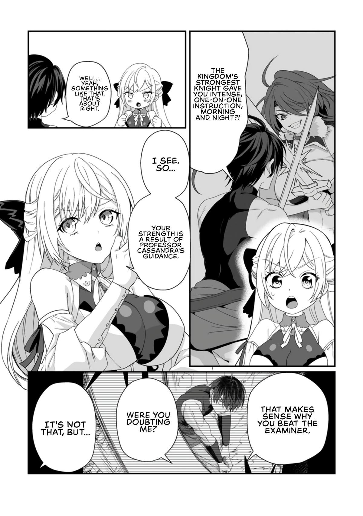Teisou Gyakuten Sekai de Yuiitsu no Otoko Kishi no Ore, Onna Kishi Gakuen ni Nyuugaku Shitara Nazeka Eiyou Atsukai Sareta: Zetsurin Skill de Harem Musou Chapter 4 - Page 22