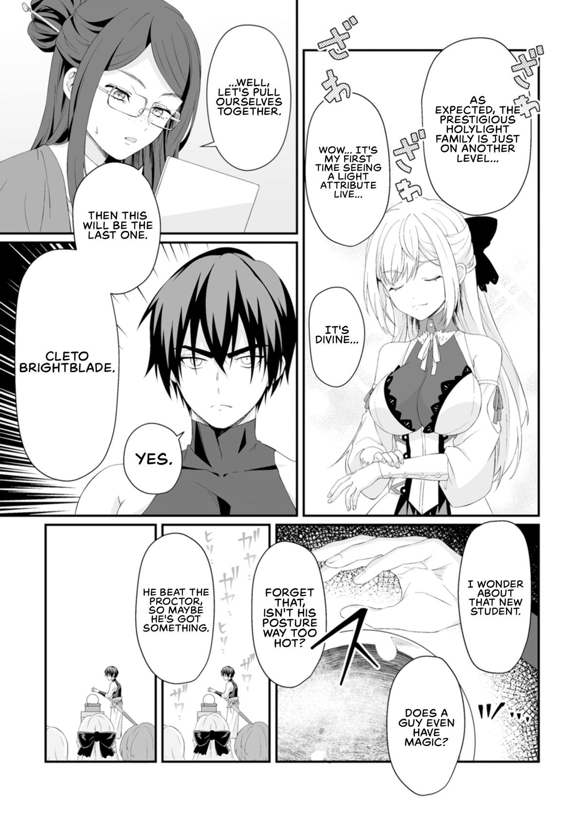 Teisou Gyakuten Sekai de Yuiitsu no Otoko Kishi no Ore, Onna Kishi Gakuen ni Nyuugaku Shitara Nazeka Eiyou Atsukai Sareta: Zetsurin Skill de Harem Musou Chapter 5 - Page 10