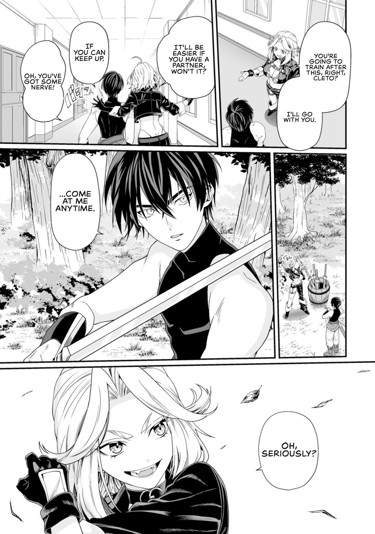 Teisou Gyakuten Sekai de Yuiitsu no Otoko Kishi no Ore, Onna Kishi Gakuen ni Nyuugaku Shitara Nazeka Eiyou Atsukai Sareta: Zetsurin Skill de Harem Musou Chapter 5 - Page 34