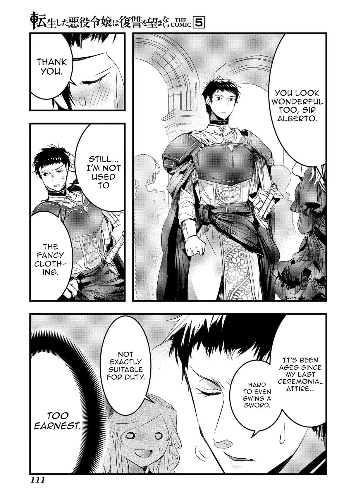 Tensei Shita Akuyaku Reijou wa Fukushuu wo Nozomanai THE COMIC Chapter 29 - Page 19