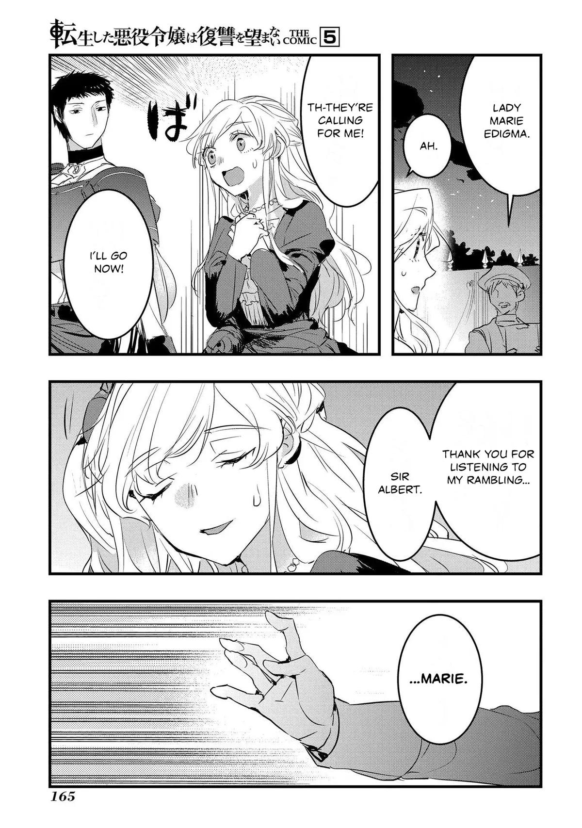 Tensei Shita Akuyaku Reijou wa Fukushuu wo Nozomanai THE COMIC Chapter 31 - Page 23