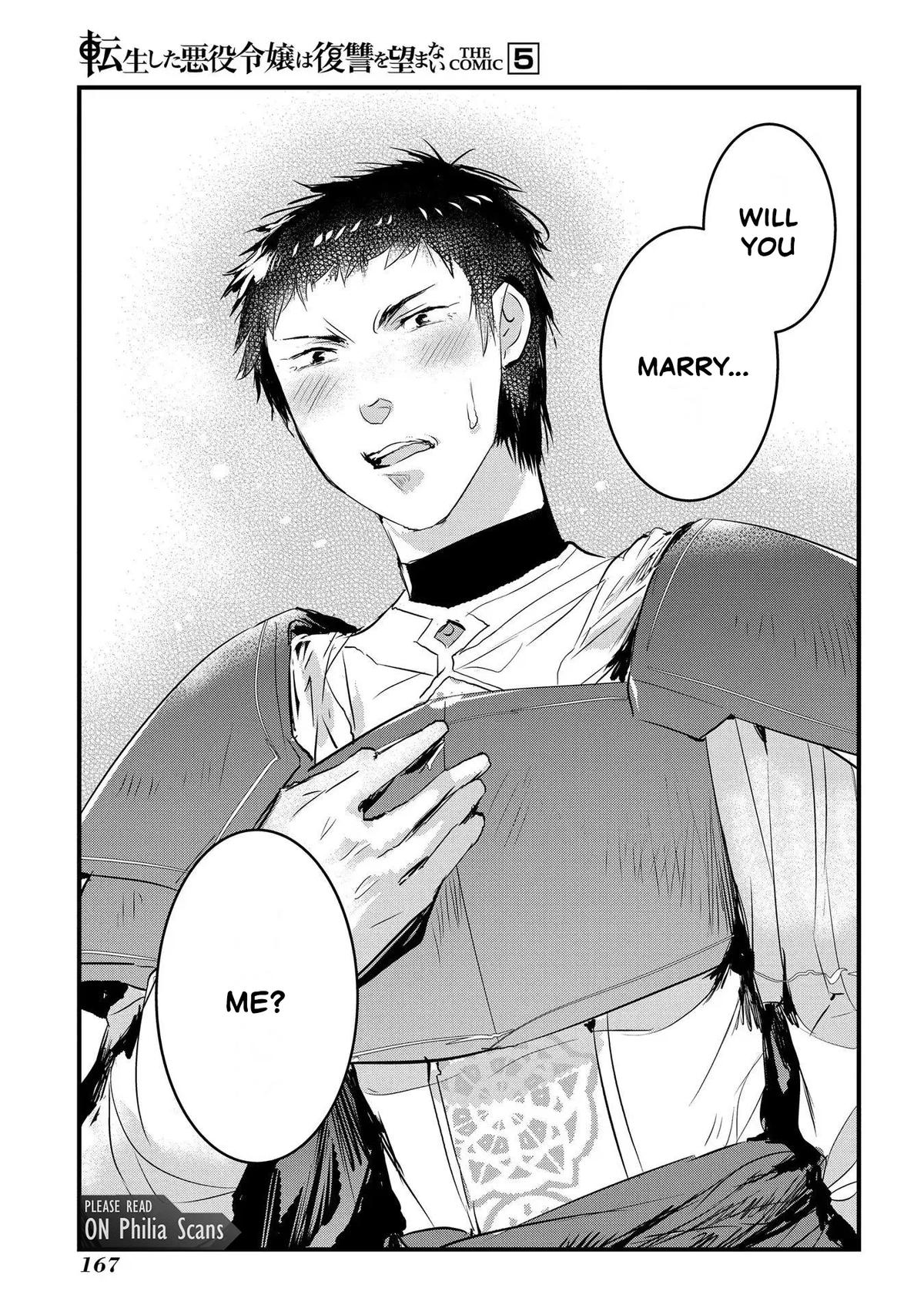 Tensei Shita Akuyaku Reijou wa Fukushuu wo Nozomanai THE COMIC Chapter 31 - Page 25