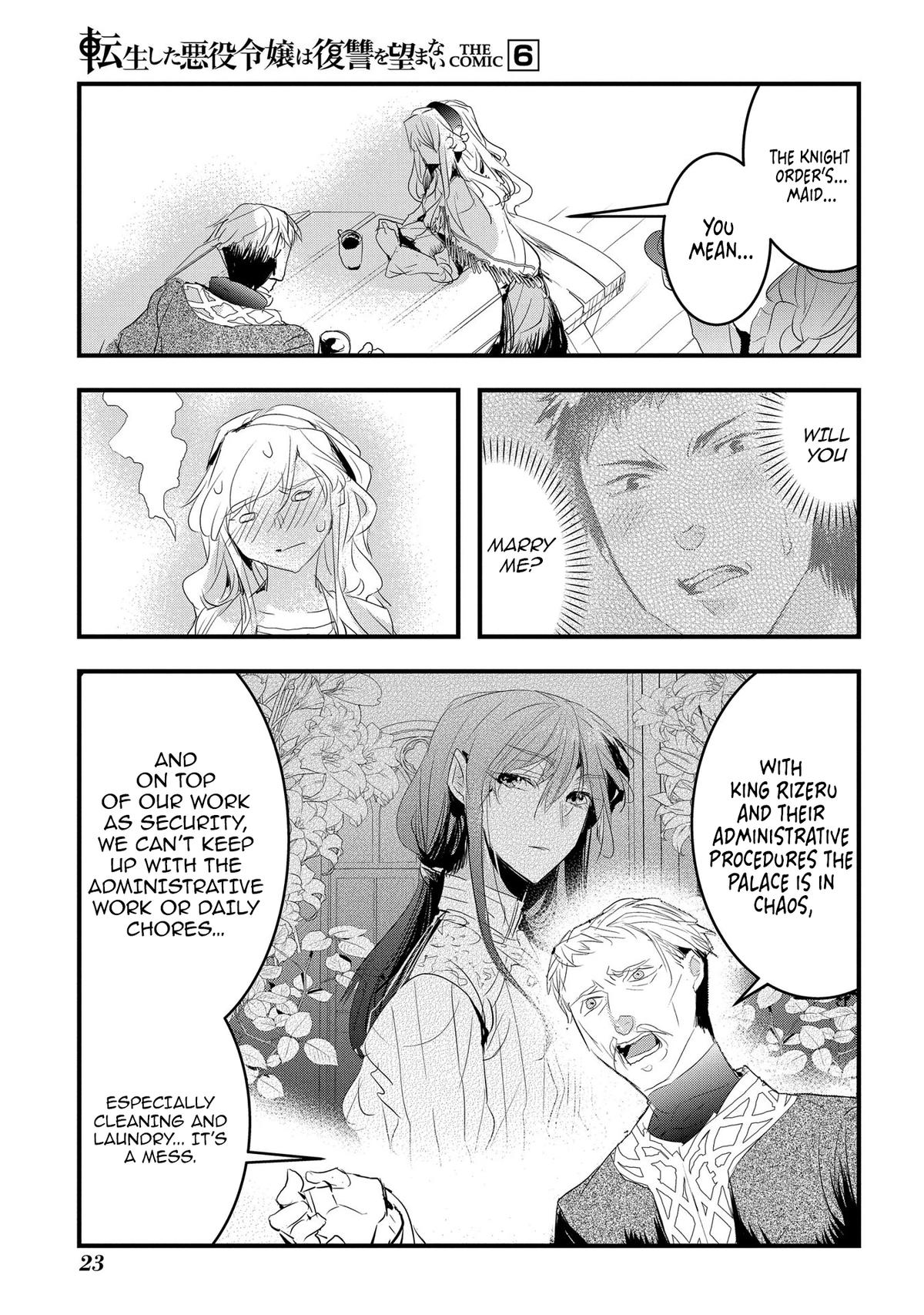 Tensei Shita Akuyaku Reijou wa Fukushuu wo Nozomanai THE COMIC Chapter 32 - Page 20