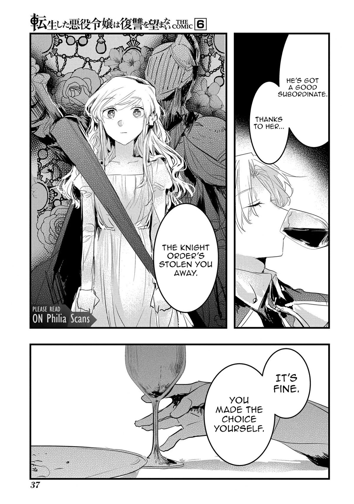 Tensei Shita Akuyaku Reijou wa Fukushuu wo Nozomanai THE COMIC Chapter 33 - Page 10