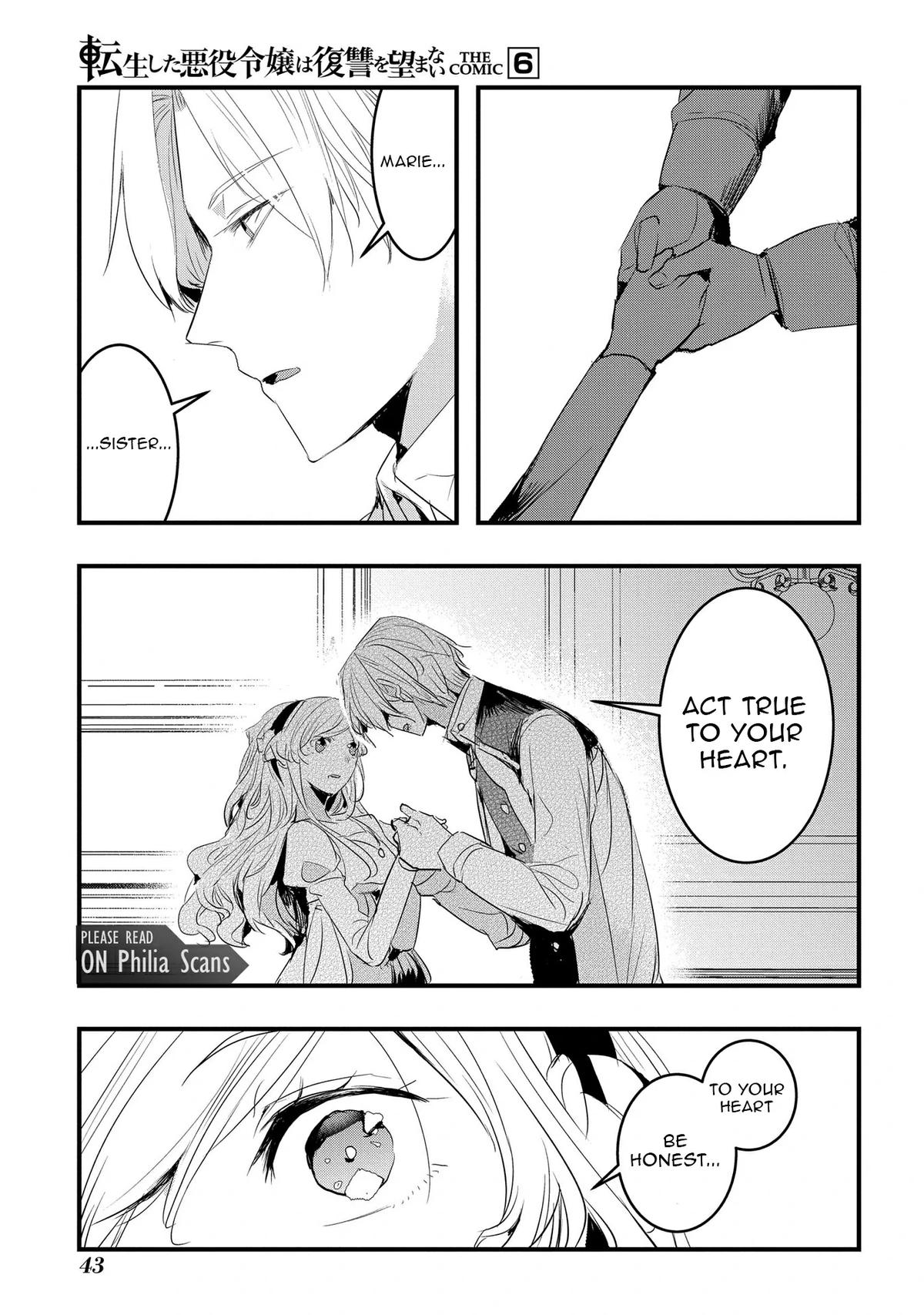 Tensei Shita Akuyaku Reijou wa Fukushuu wo Nozomanai THE COMIC Chapter 33 - Page 16