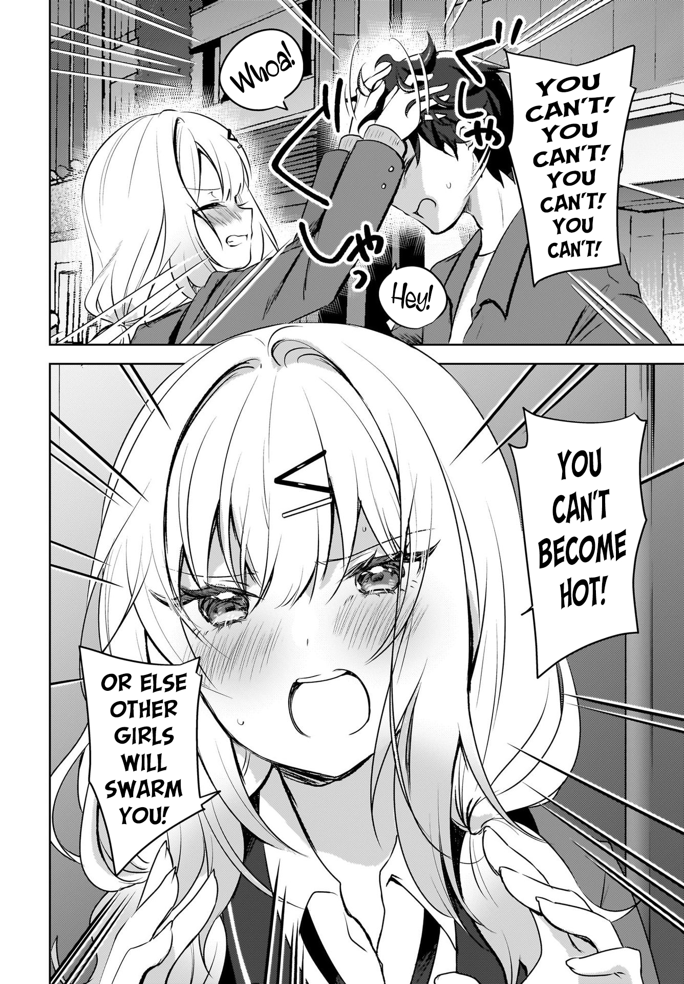 The gal is sitting behind me, and loves me. - Chapter 9 - 4