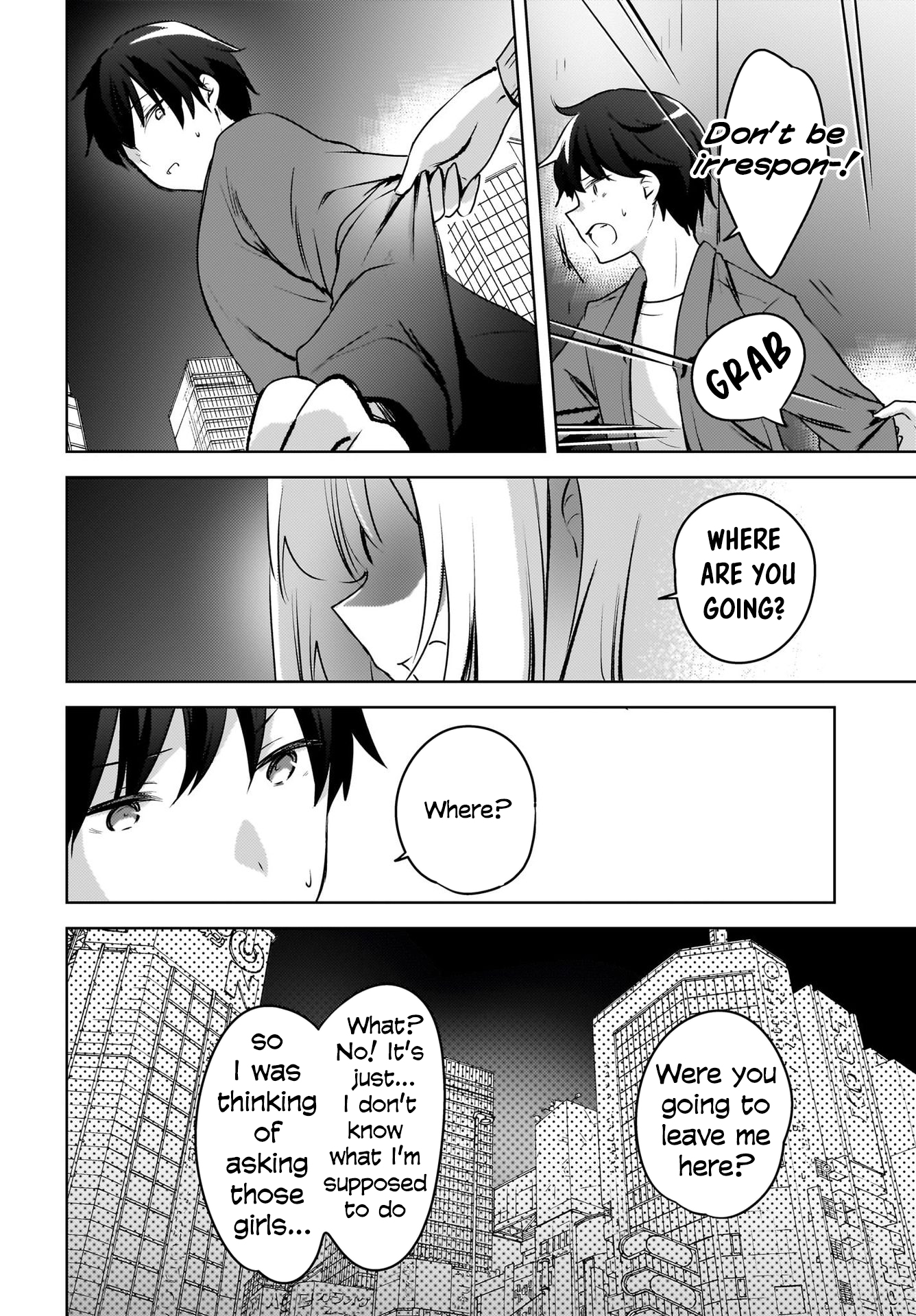 The gal is sitting behind me, and loves me. - Chapter 9 - 8