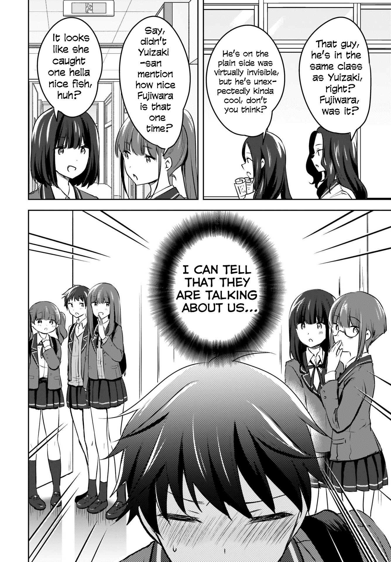 The gal is sitting behind me, and loves me. - Chapter 10 - 6