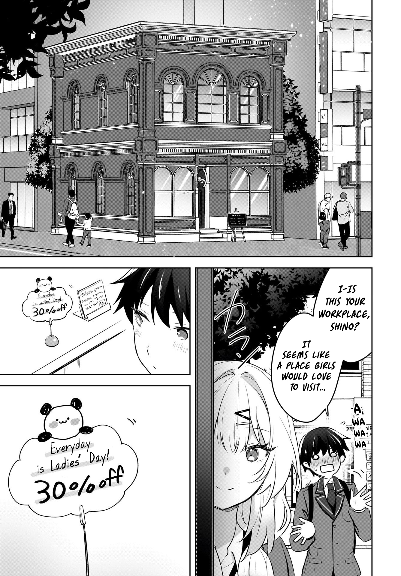 The gal is sitting behind me, and loves me. - Chapter 10 - 9