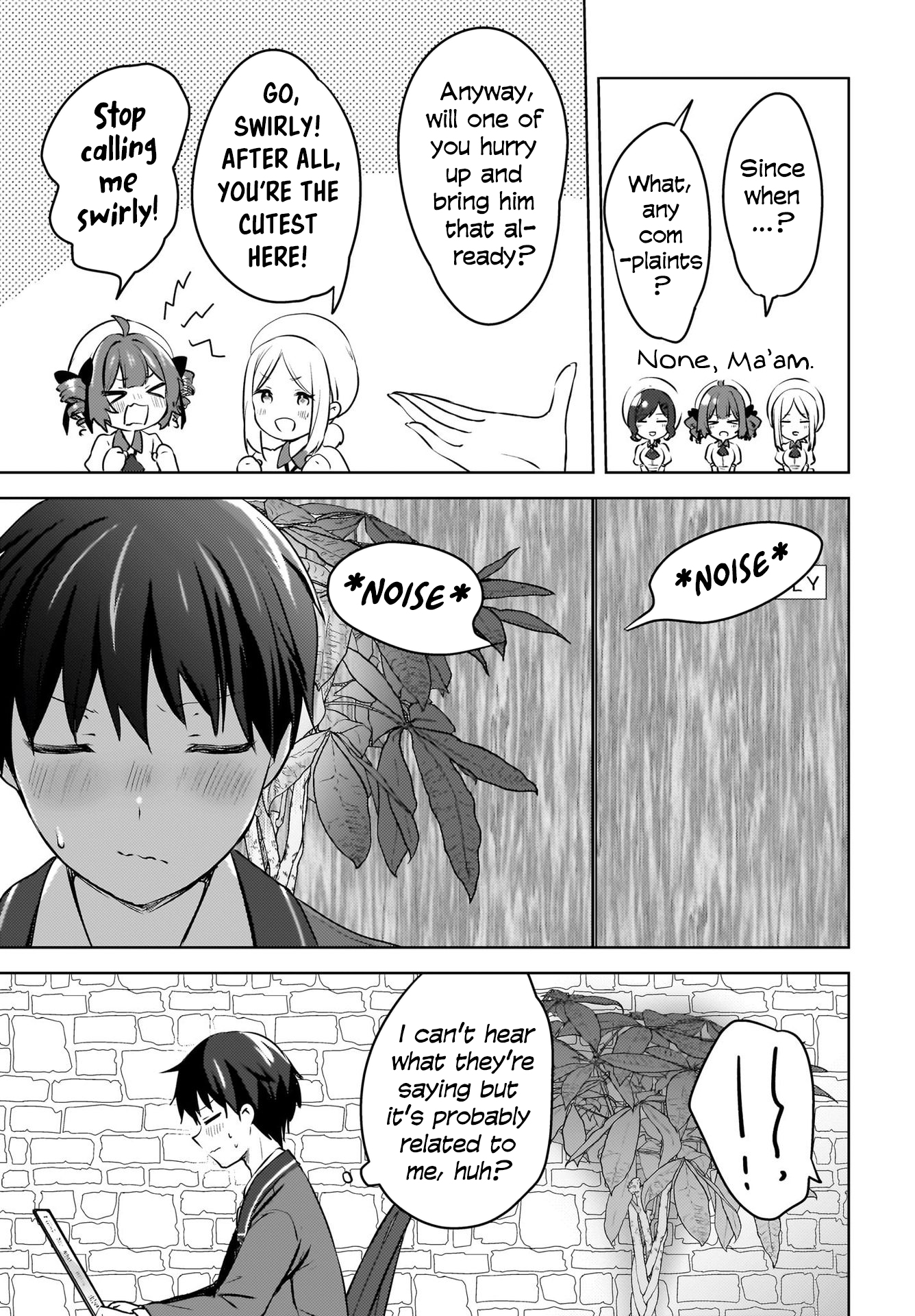 The gal is sitting behind me, and loves me. - Chapter 10 - 13