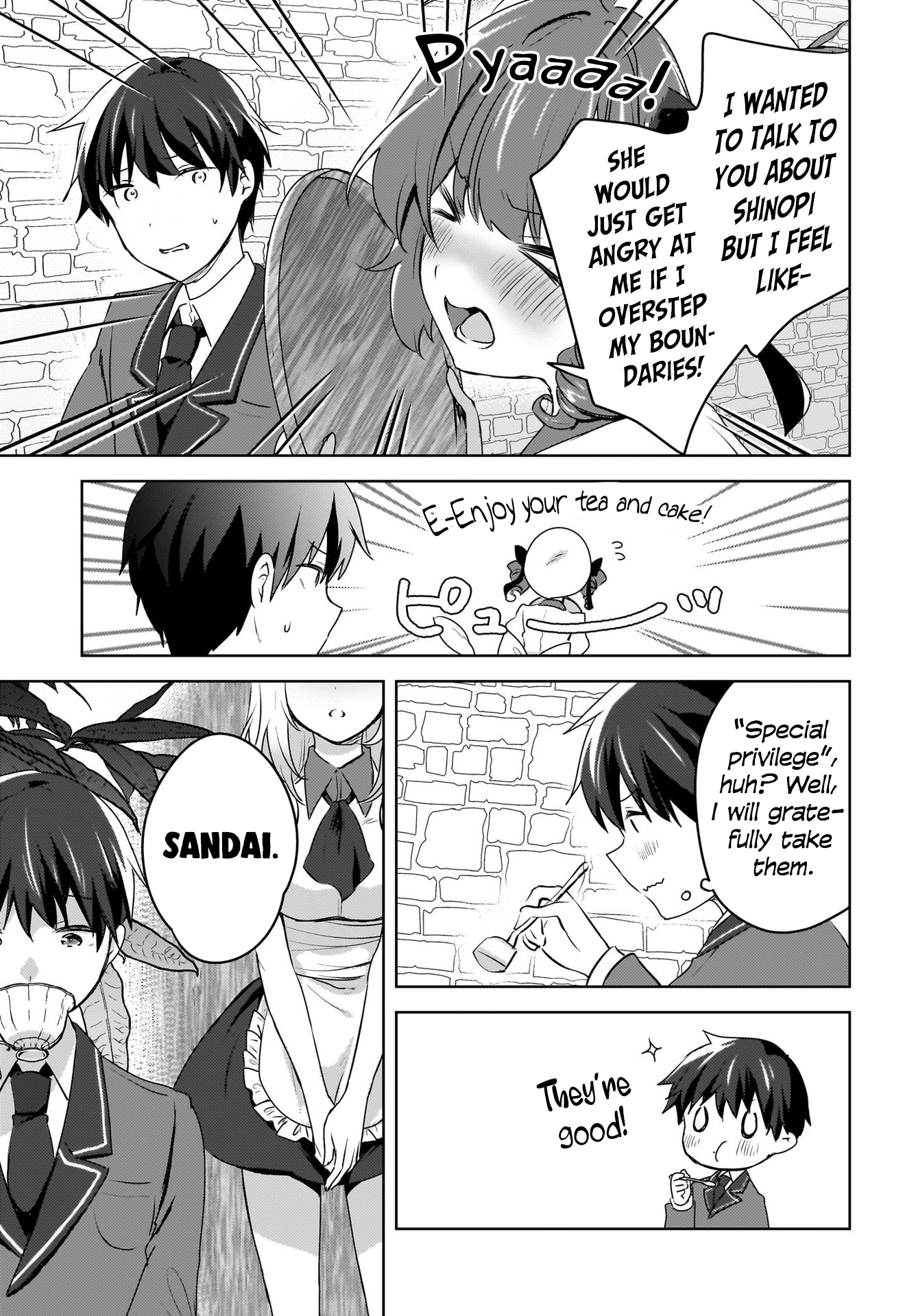 The gal is sitting behind me, and loves me. - Chapter 10 - 15