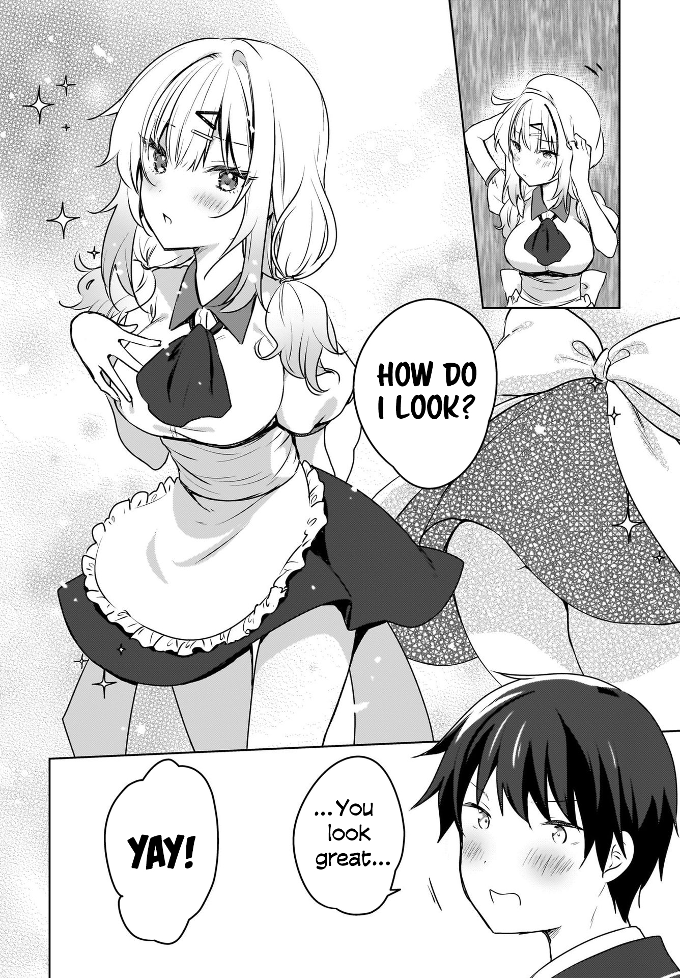 The gal is sitting behind me, and loves me. - Chapter 10 - 16