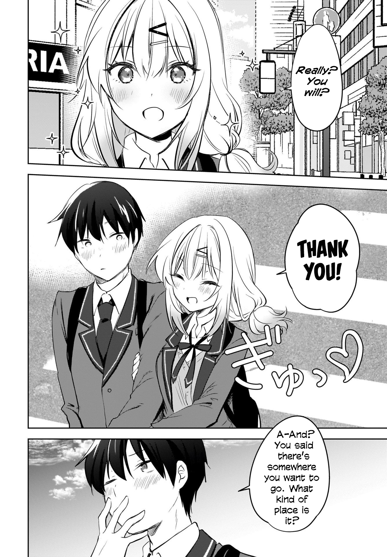 The gal is sitting behind me, and loves me. - Chapter 11 - 4