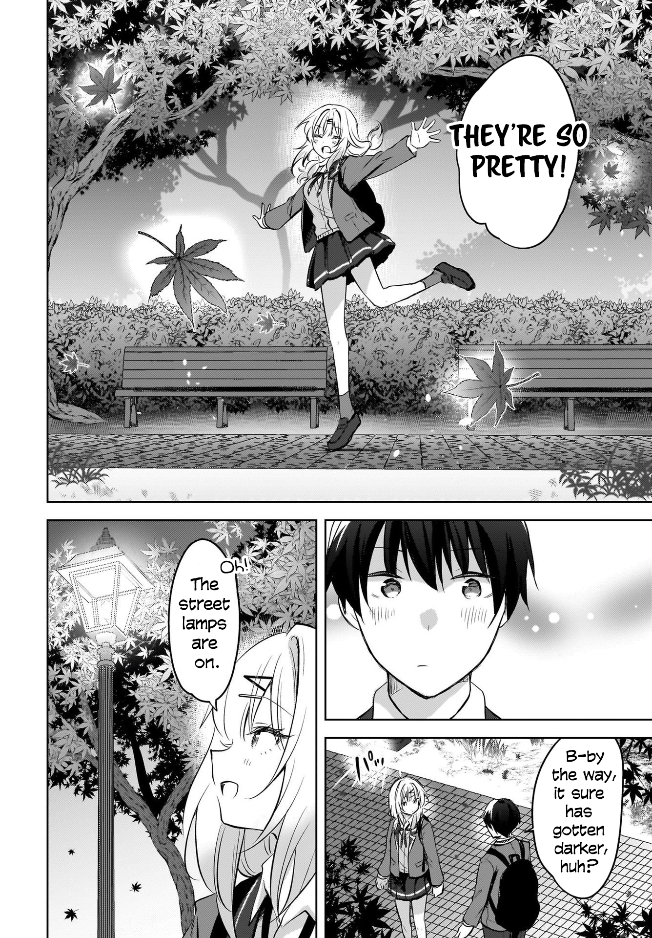 The gal is sitting behind me, and loves me. - Chapter 11 - 6