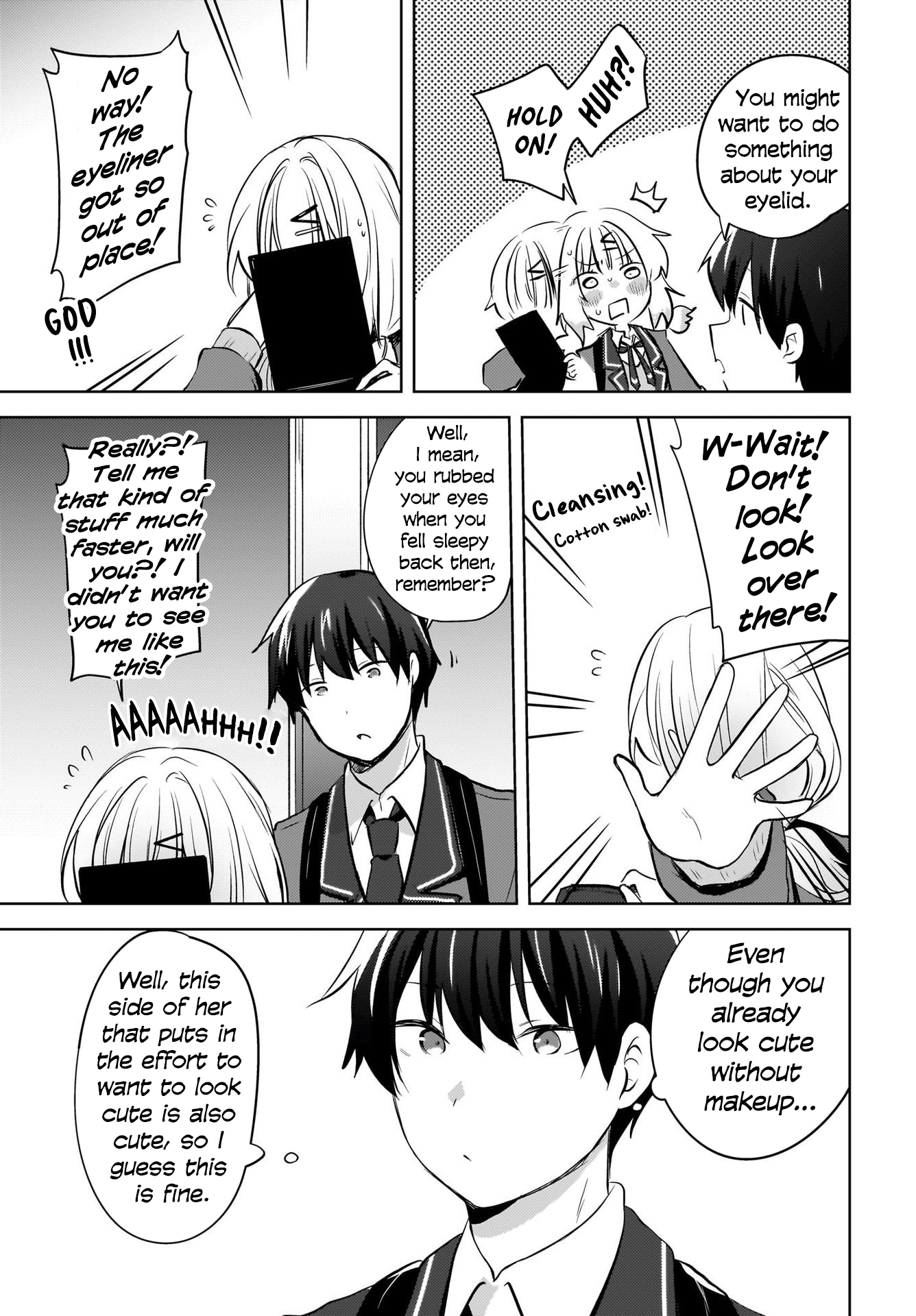 The gal is sitting behind me, and loves me. - Chapter 11 - 11