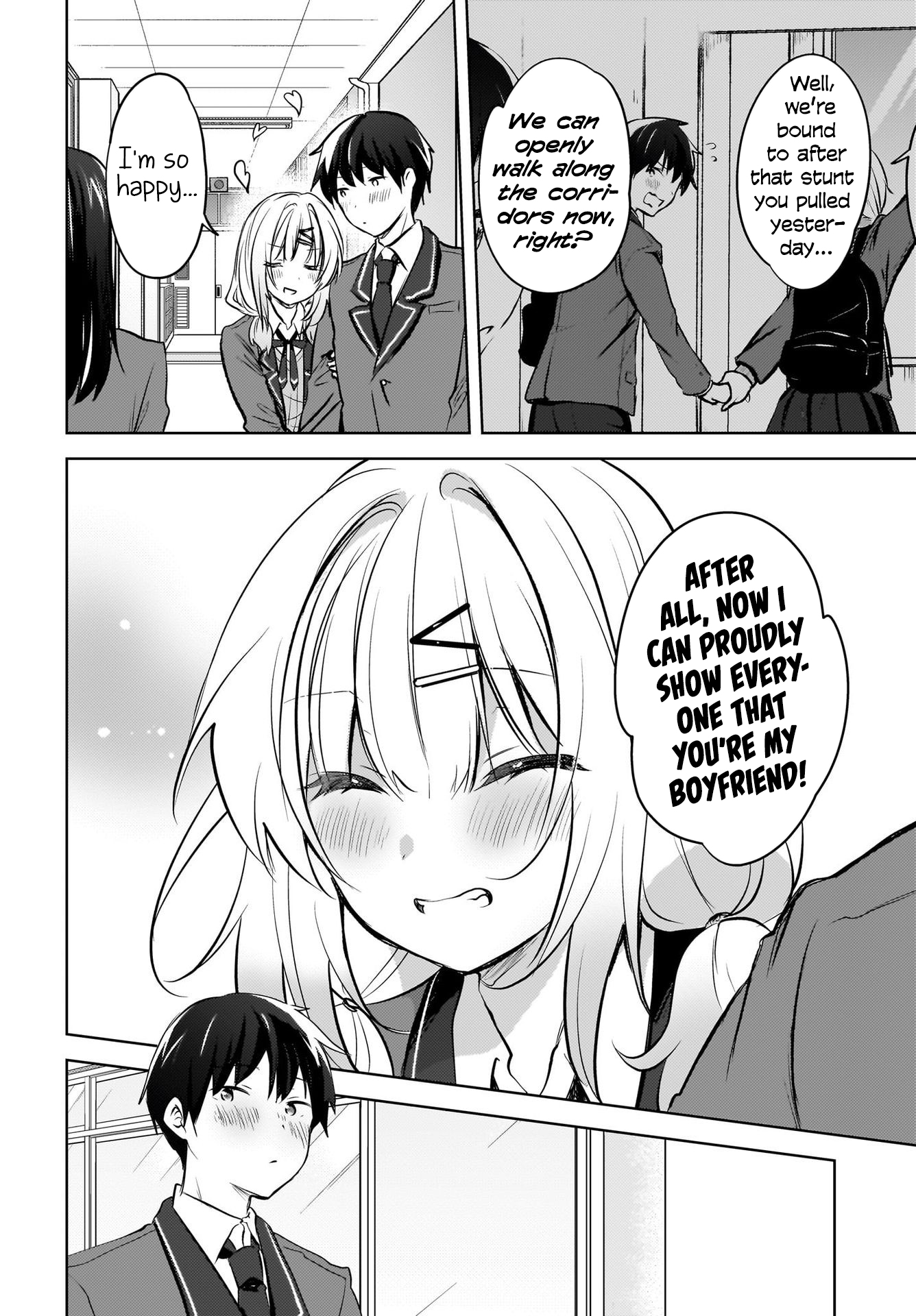 The gal is sitting behind me, and loves me. - Chapter 11 - 14