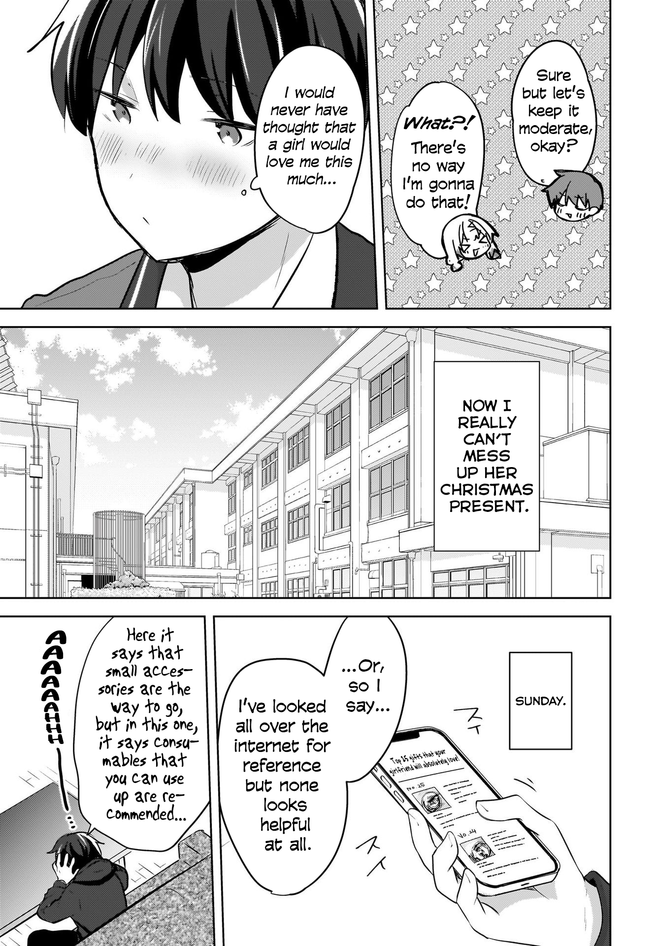 The gal is sitting behind me, and loves me. - Chapter 11 - 15