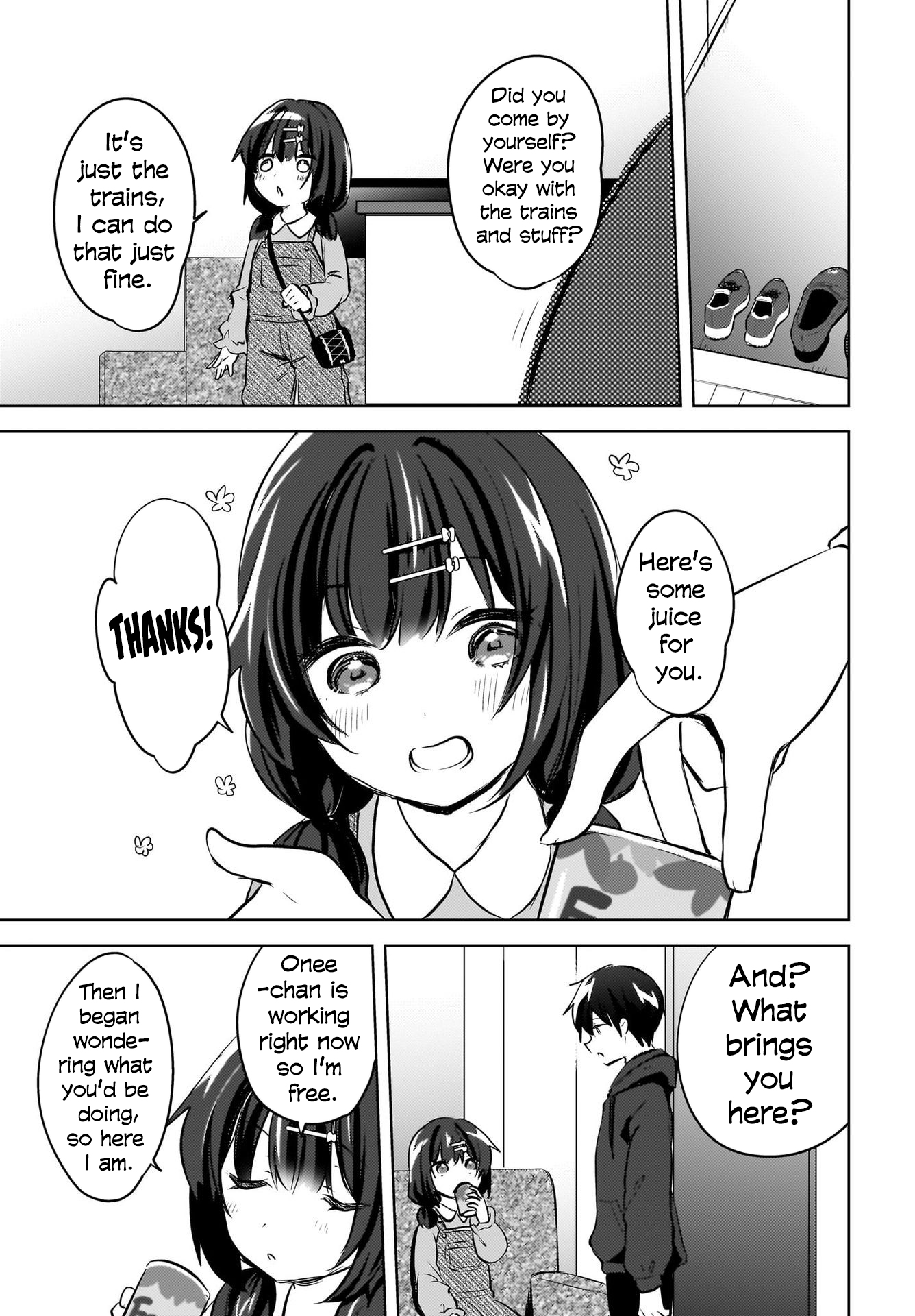 The gal is sitting behind me, and loves me. - Chapter 11 - 17