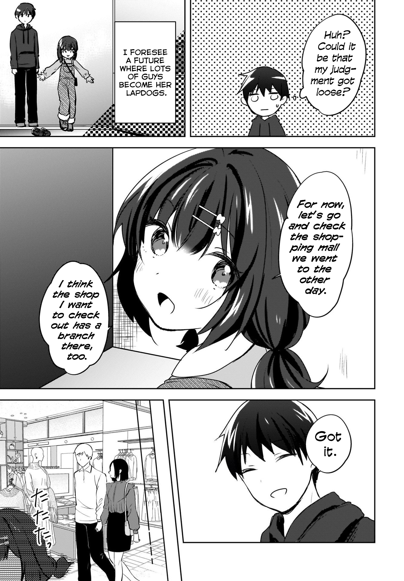 The gal is sitting behind me, and loves me. - Chapter 11 - 23