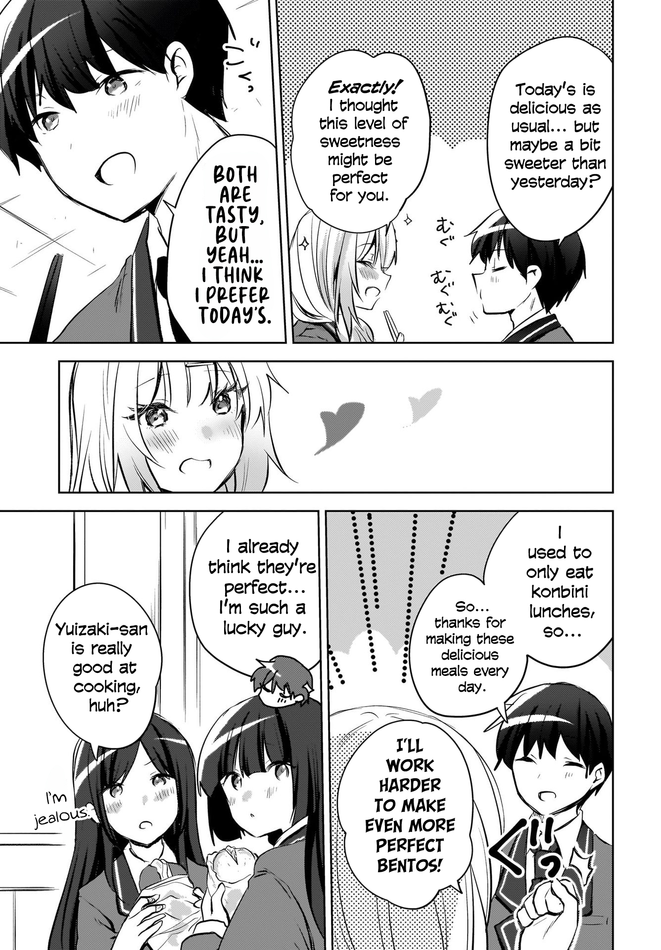 The gal is sitting behind me, and loves me. - Chapter 13 - 5