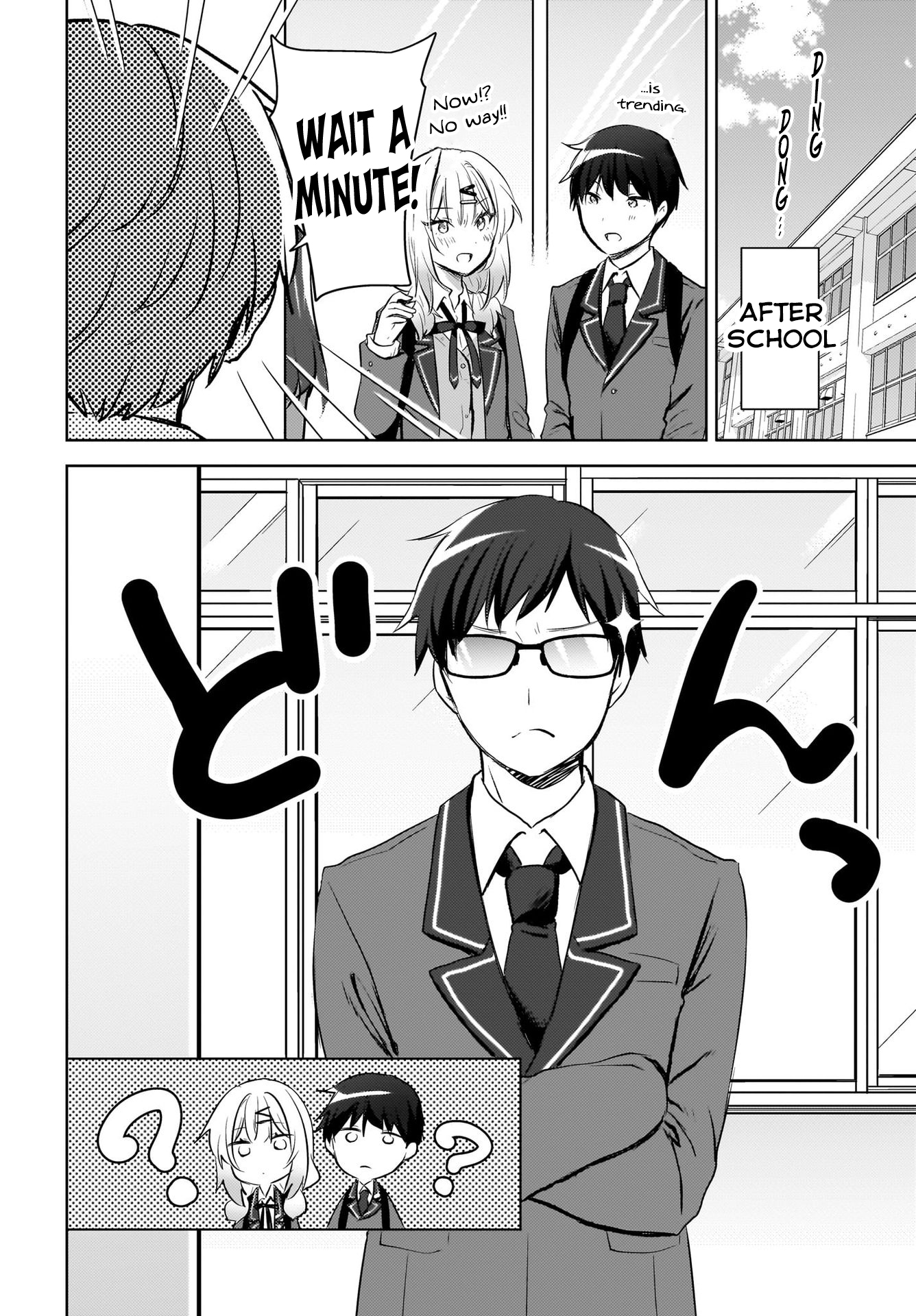 The gal is sitting behind me, and loves me. - Chapter 13 - 6