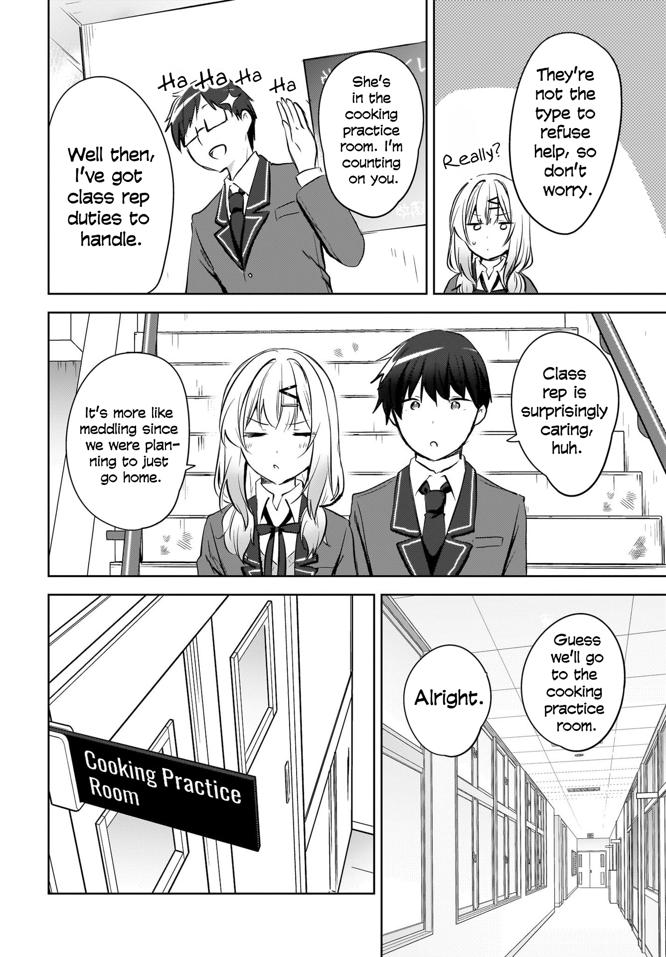 The gal is sitting behind me, and loves me. - Chapter 13 - 20