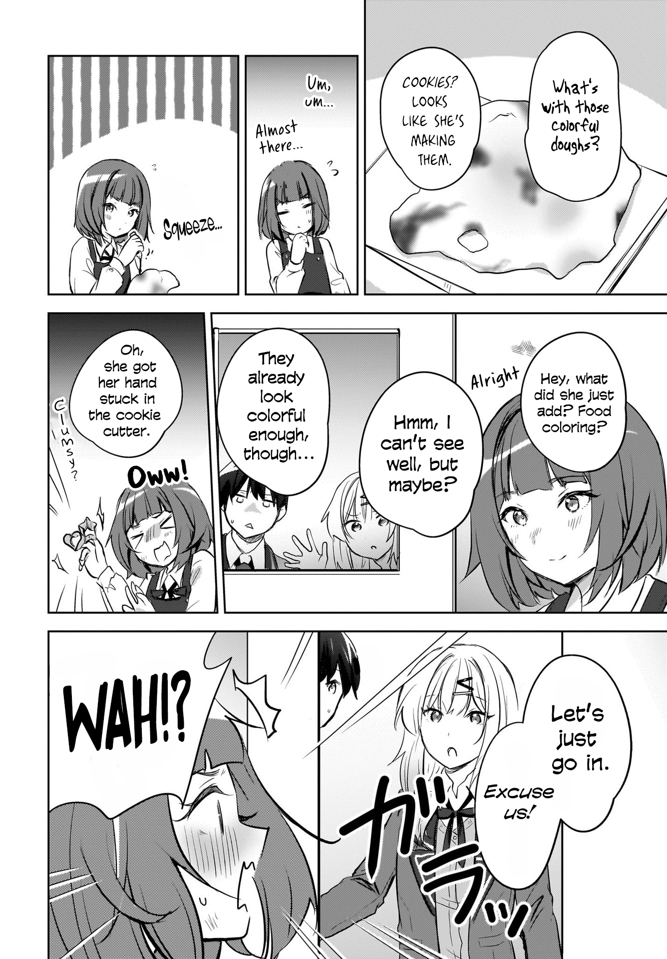 The gal is sitting behind me, and loves me. - Chapter 13 - 22