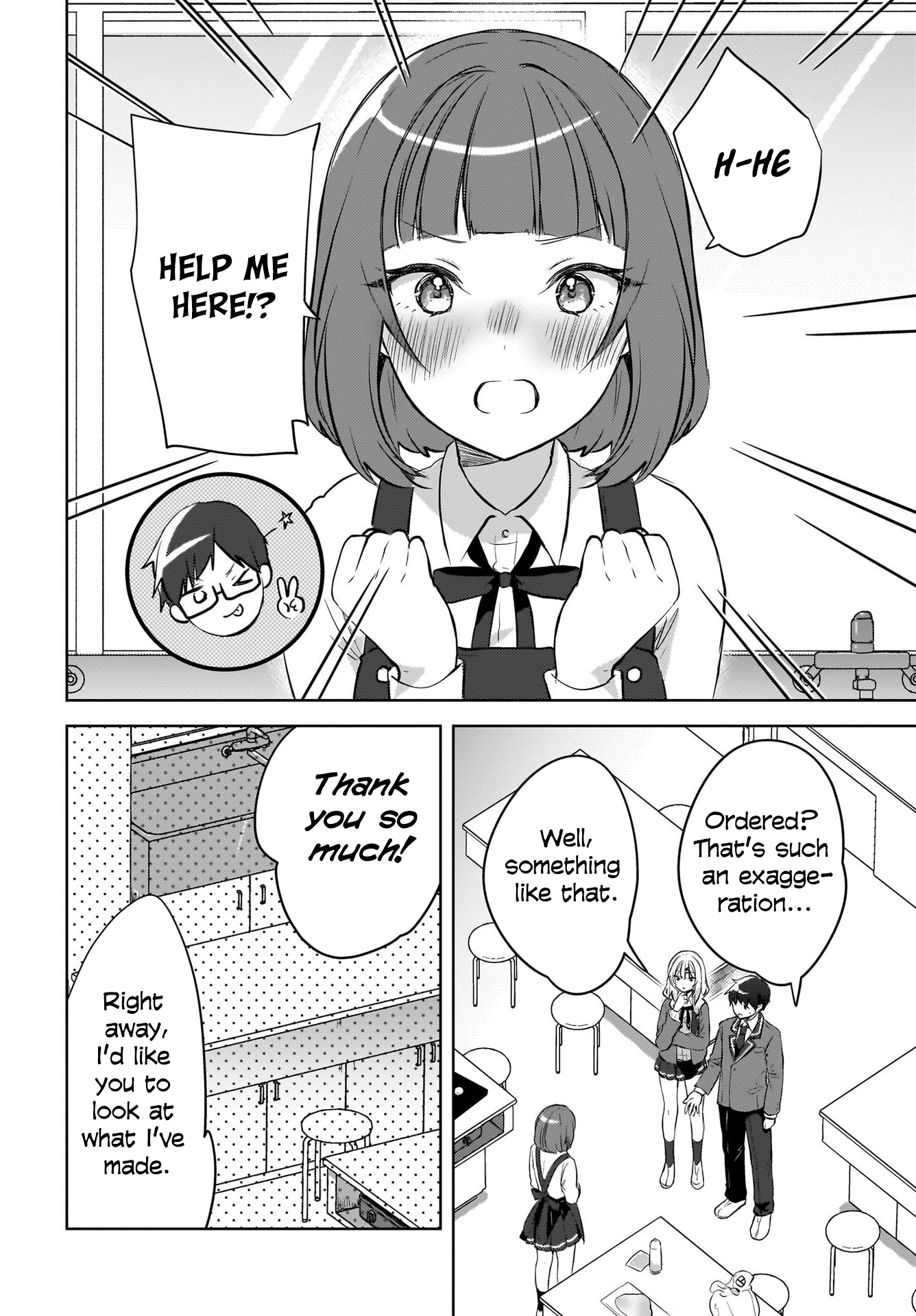 The gal is sitting behind me, and loves me. - Chapter 14 - 5