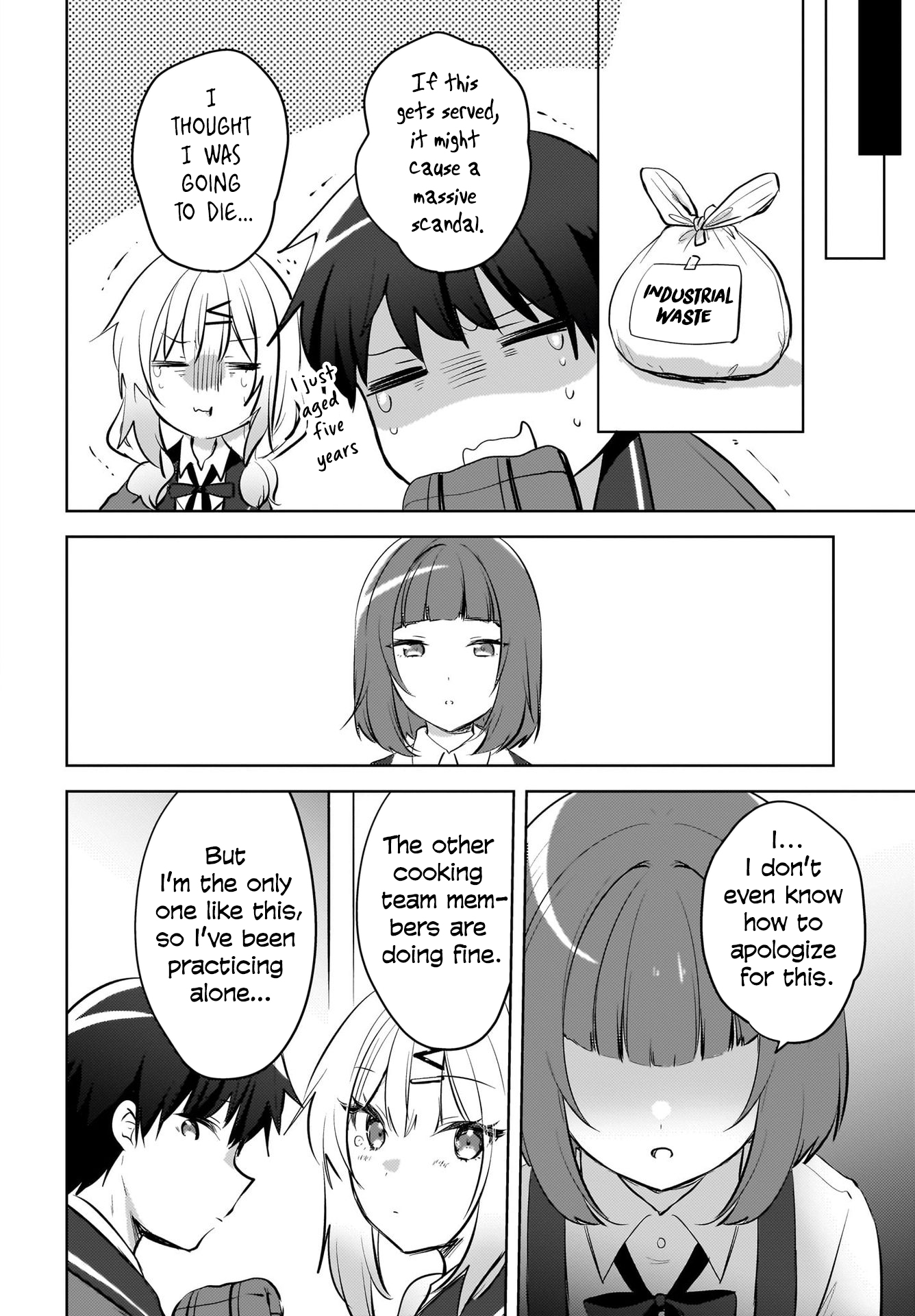 The gal is sitting behind me, and loves me. - Chapter 14 - 9