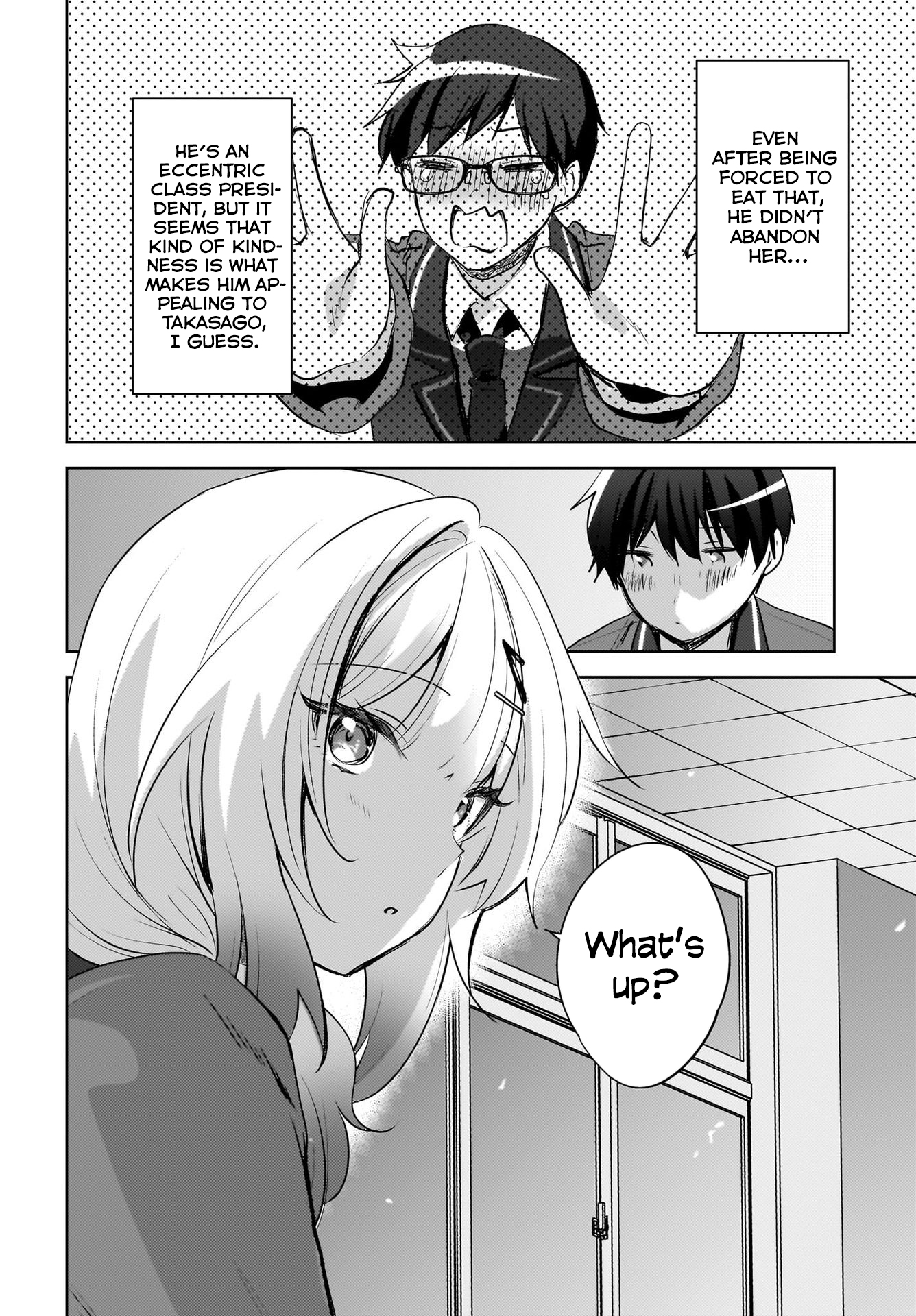 The gal is sitting behind me, and loves me. - Chapter 15 - 6