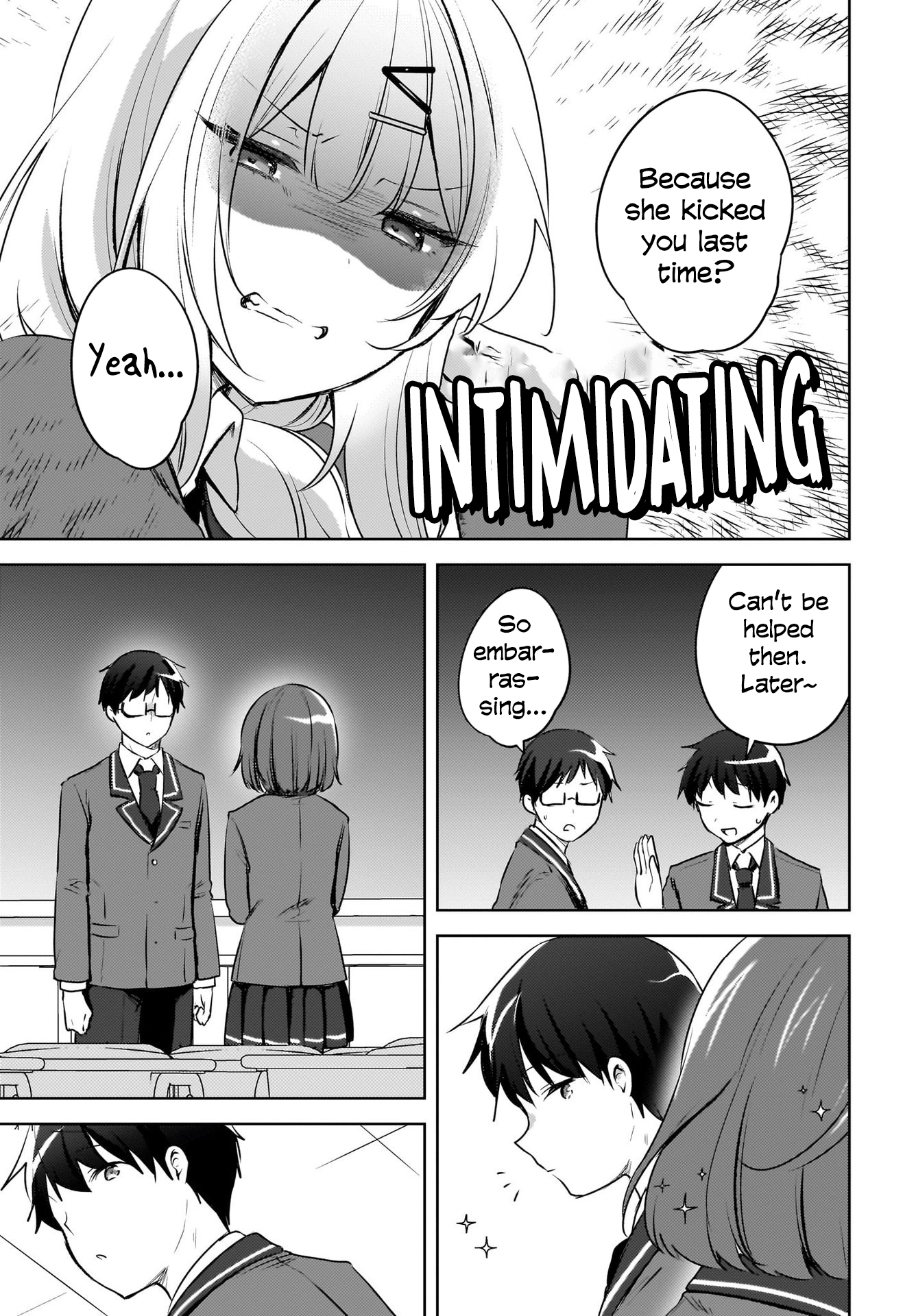 The gal is sitting behind me, and loves me. - Chapter 15 - 13