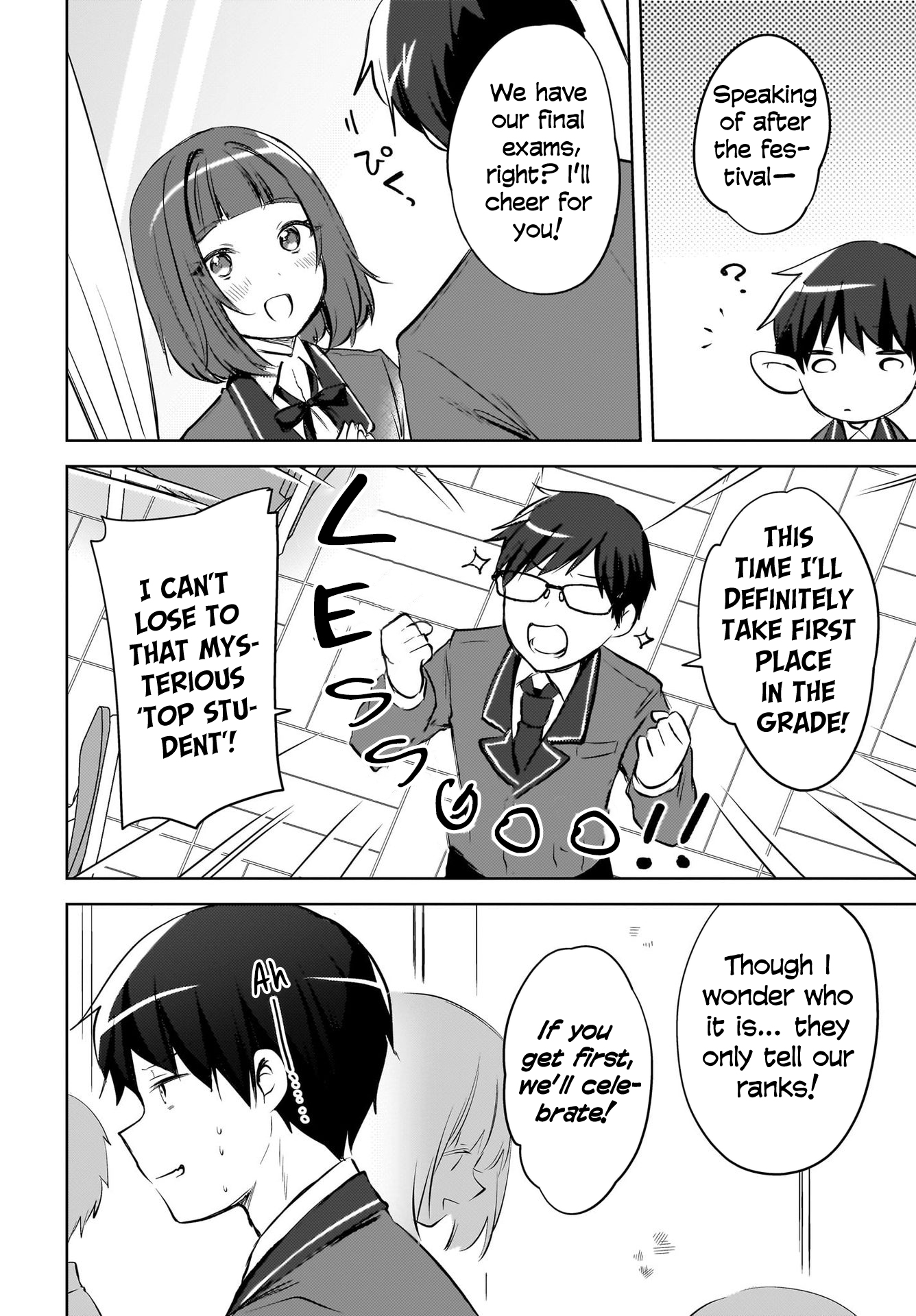 The gal is sitting behind me, and loves me. - Chapter 15 - 16