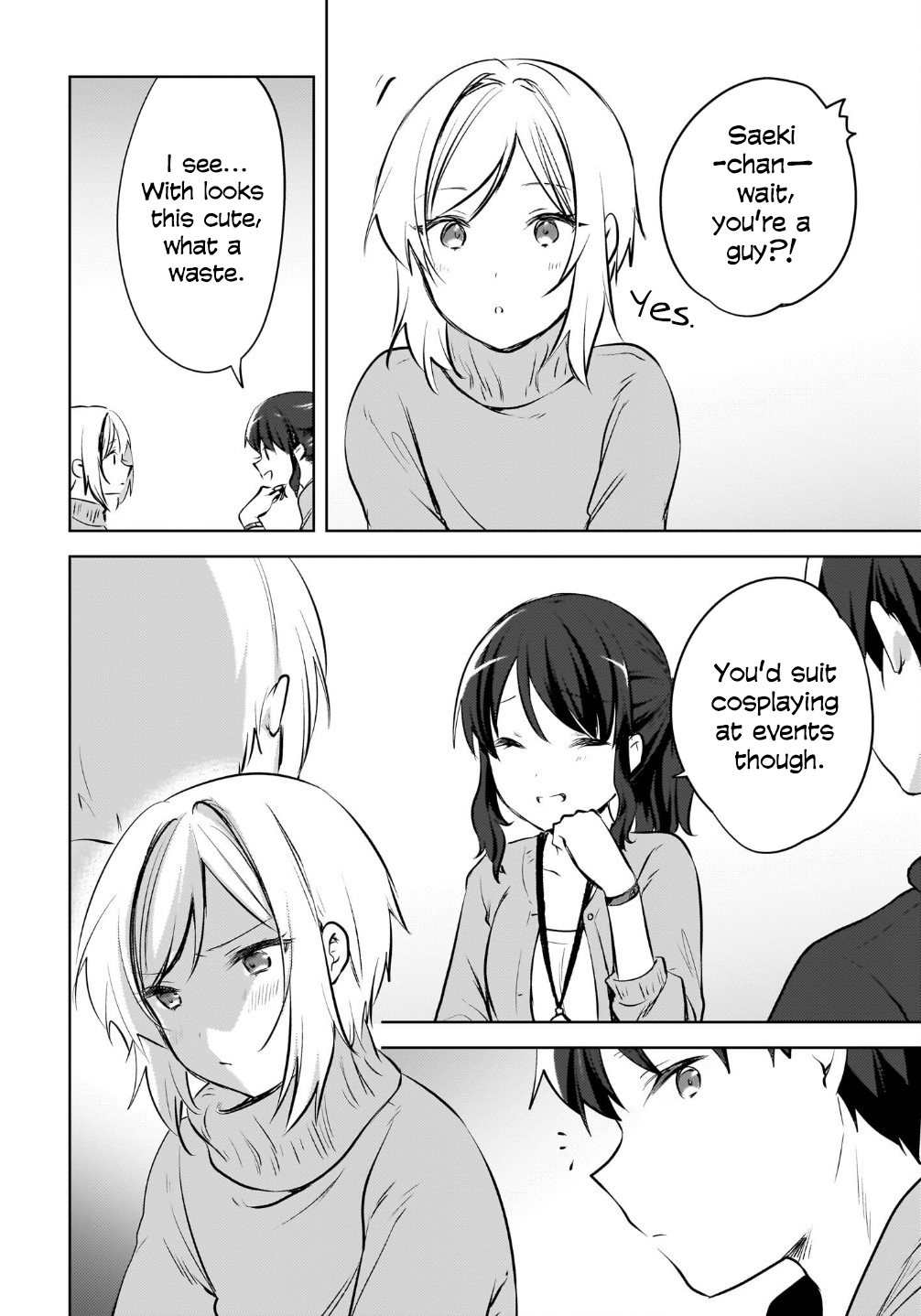 The gal is sitting behind me, and loves me. Chapter 16 - Page 6