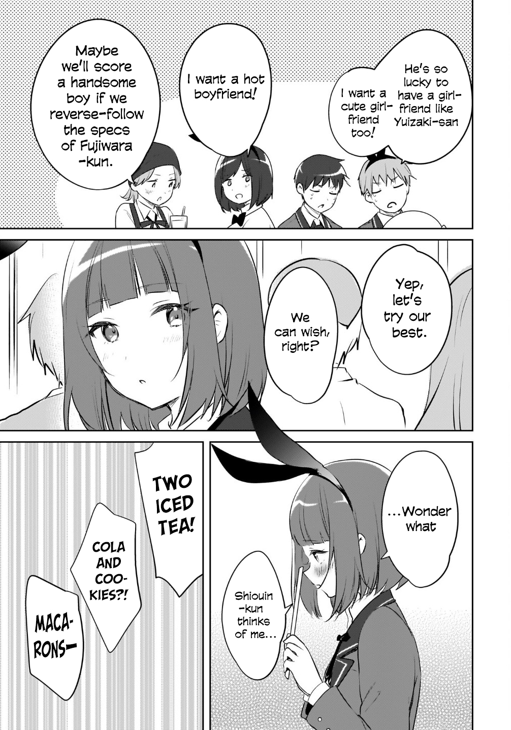 The gal is sitting behind me, and loves me. Chapter 16 - Page 21