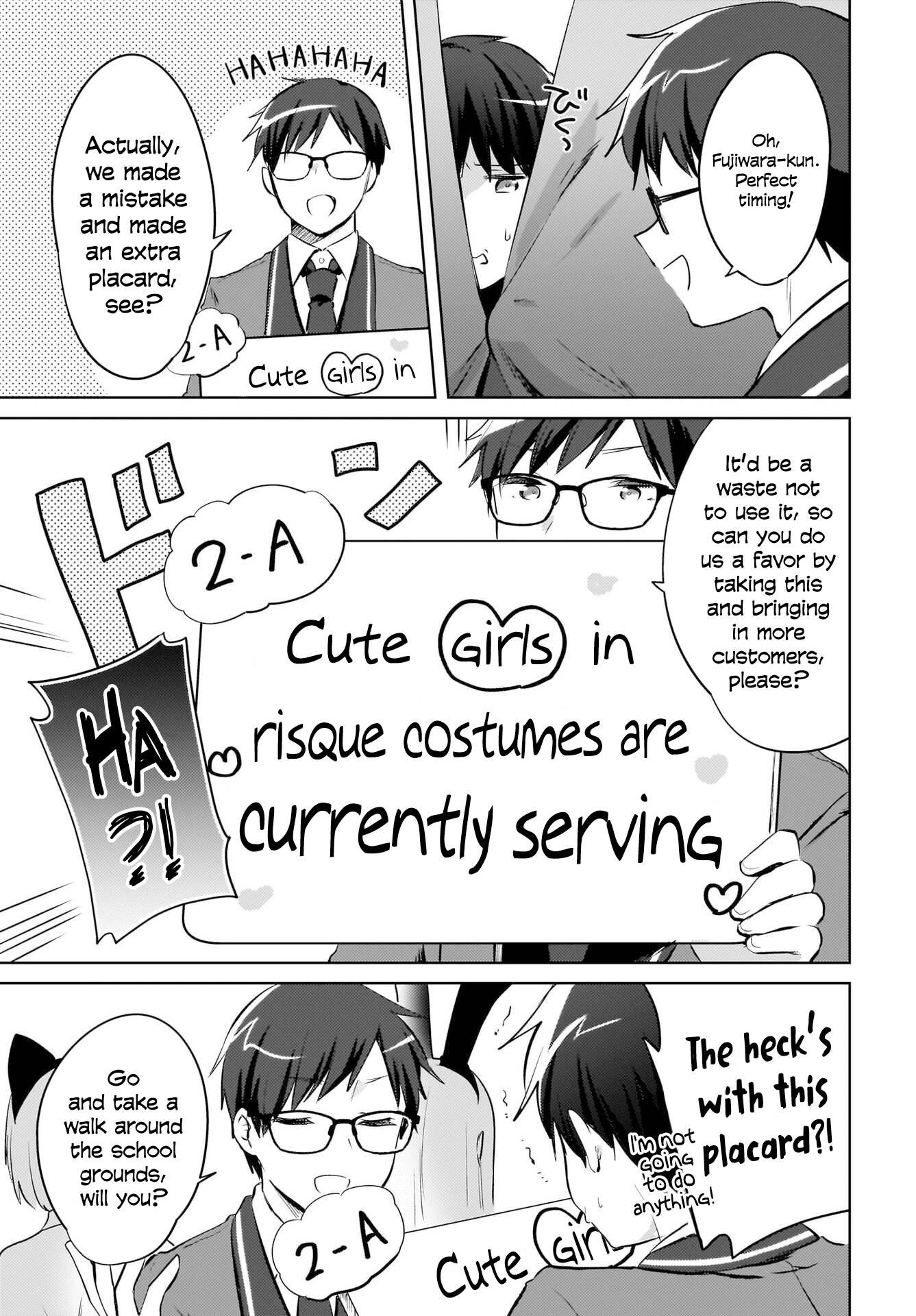 The gal is sitting behind me, and loves me. Chapter 17 - Page 5